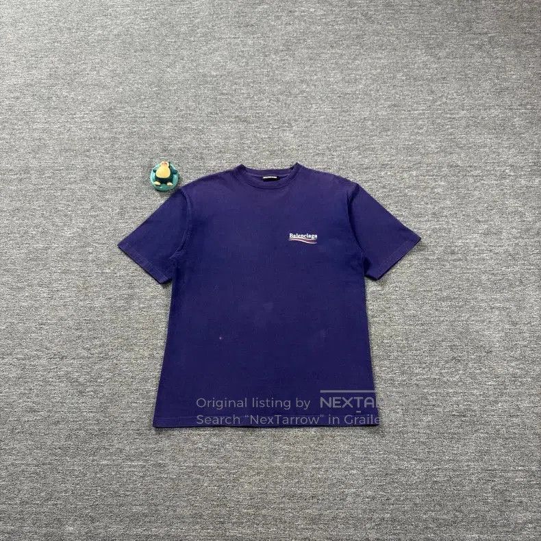 Balenciaga Balenciaga Purple Coke Short Sleeve T-shirt. Size US XS / EU 42 / 0 - 1 Thumbnail