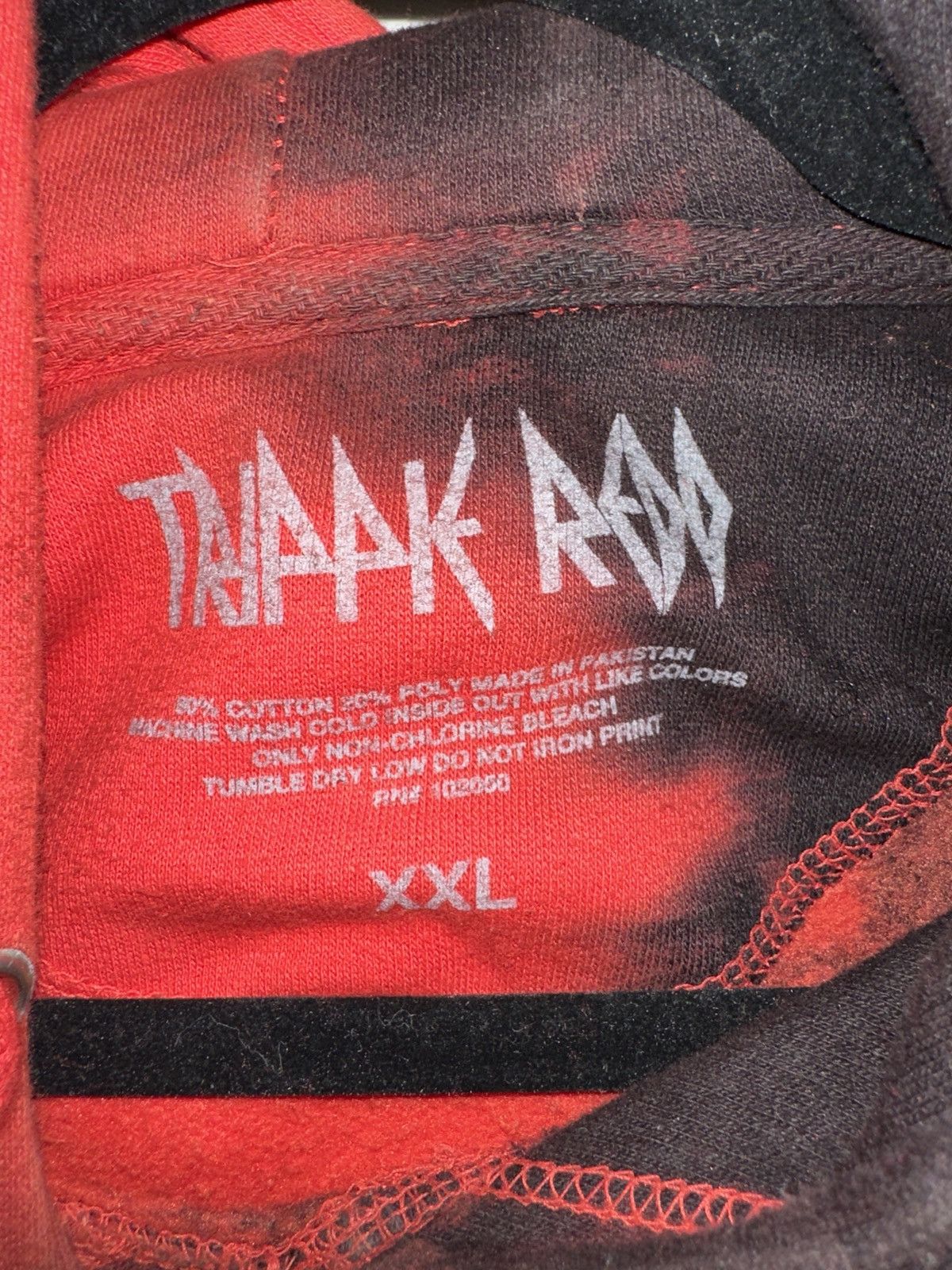 Trippie Redd Trippie Redd 3D Chains Split Dye Hoodie Grailed