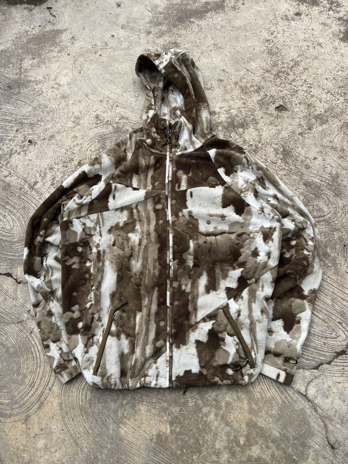 Oakley Oakley Full Zip Camo Fleece Jacket Size US XL / EU 56 / 4 - 1 Thumbnail