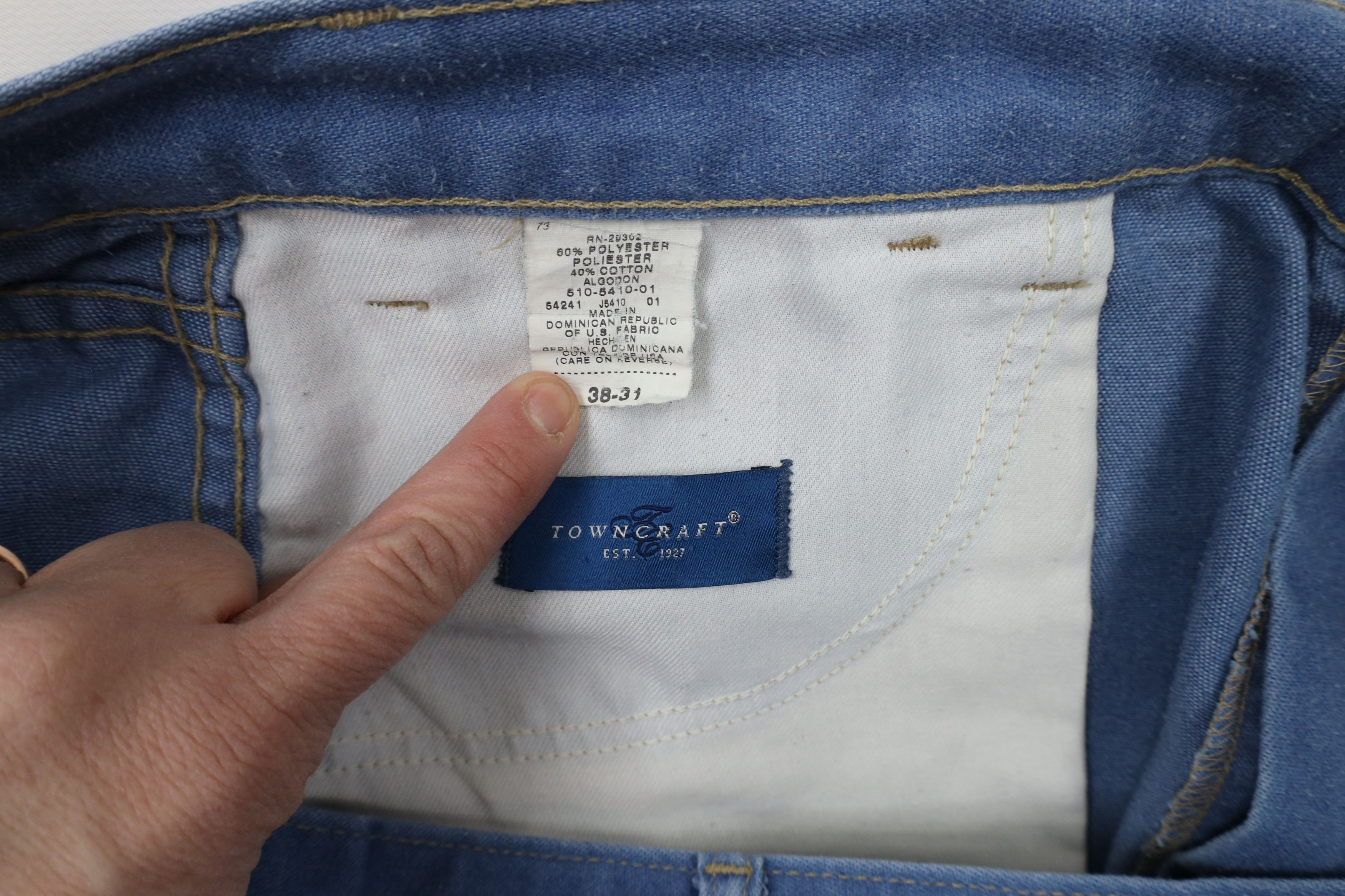 Vintage Vintage 90s Streetwear Flared Wide Leg Denim Jeans Blue Size US 36 / EU 52 - 8 Thumbnail