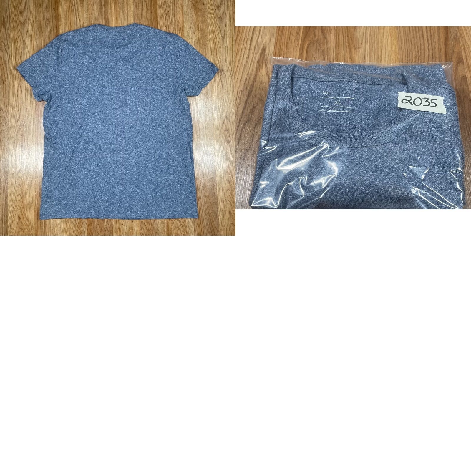 Gap Gap T-Shirt Mens XL Extra Large Blue Blank Short Sleeve Crew Neck Front Pocket Size US XL / EU 56 / 4 - 9 Thumbnail