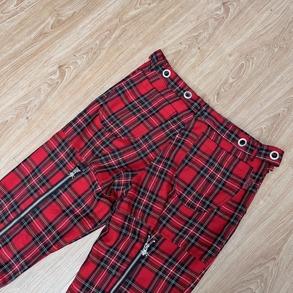 Japanese Brand × Seditionaries Bondage Mad Punk Tartan Pants Seditionaries Multi Zipper Size US 32 / EU 48 - 4 Thumbnail