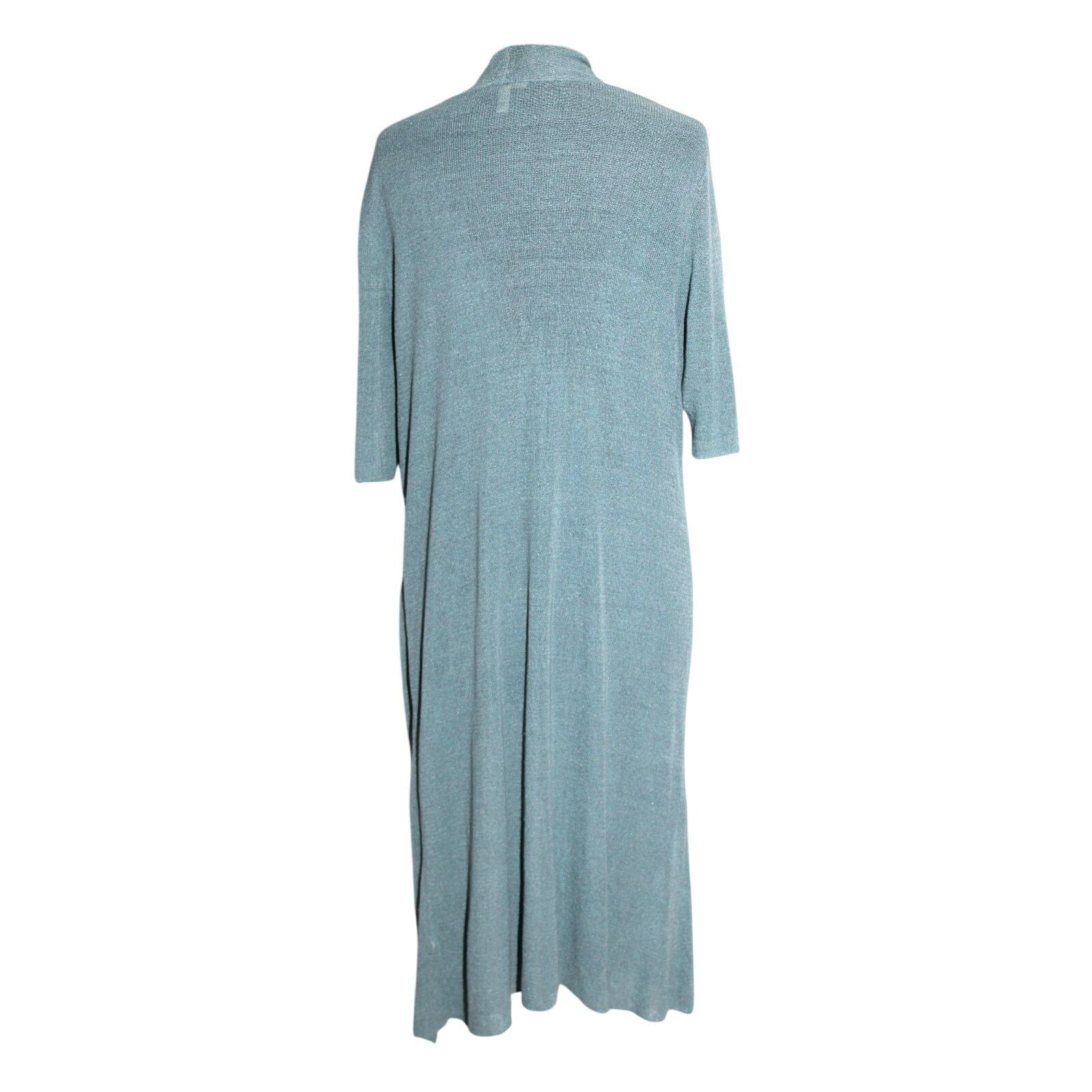 Eileen Fisher EILEEN FISHER Open Front Long Knit Linen Jacket Cardigan XL Size XL / US 12-14 / IT 48-50 - 3 Thumbnail