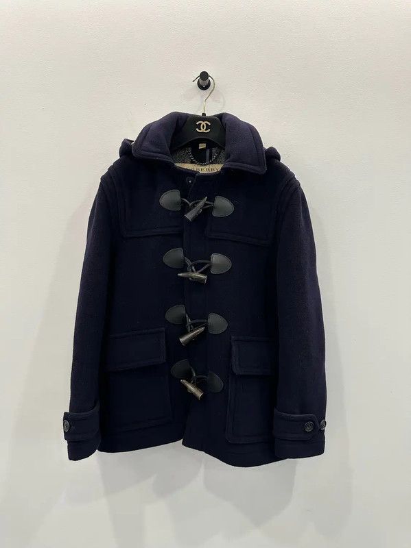 Burberry Burberry Black Wool Coat for Men Size US S / EU 44-46 / 1 - 1 Thumbnail