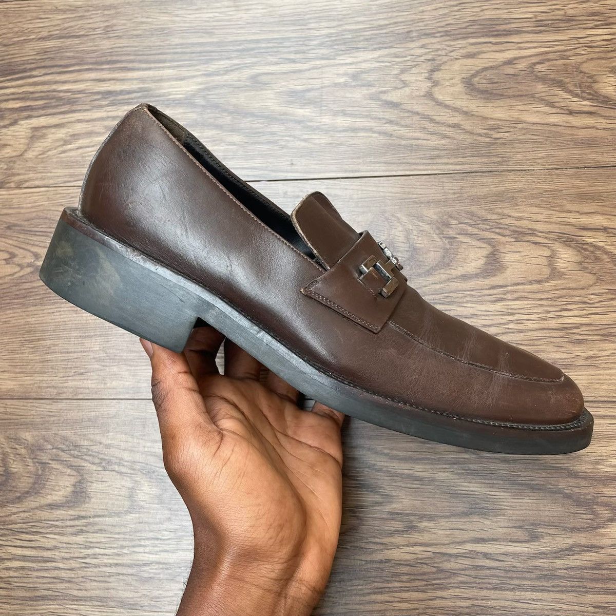 Gucci Vintage Brown Gucci Loafer EU40.5 US7.5 Size US 7.5 / EU 40-41 - 2 Thumbnail