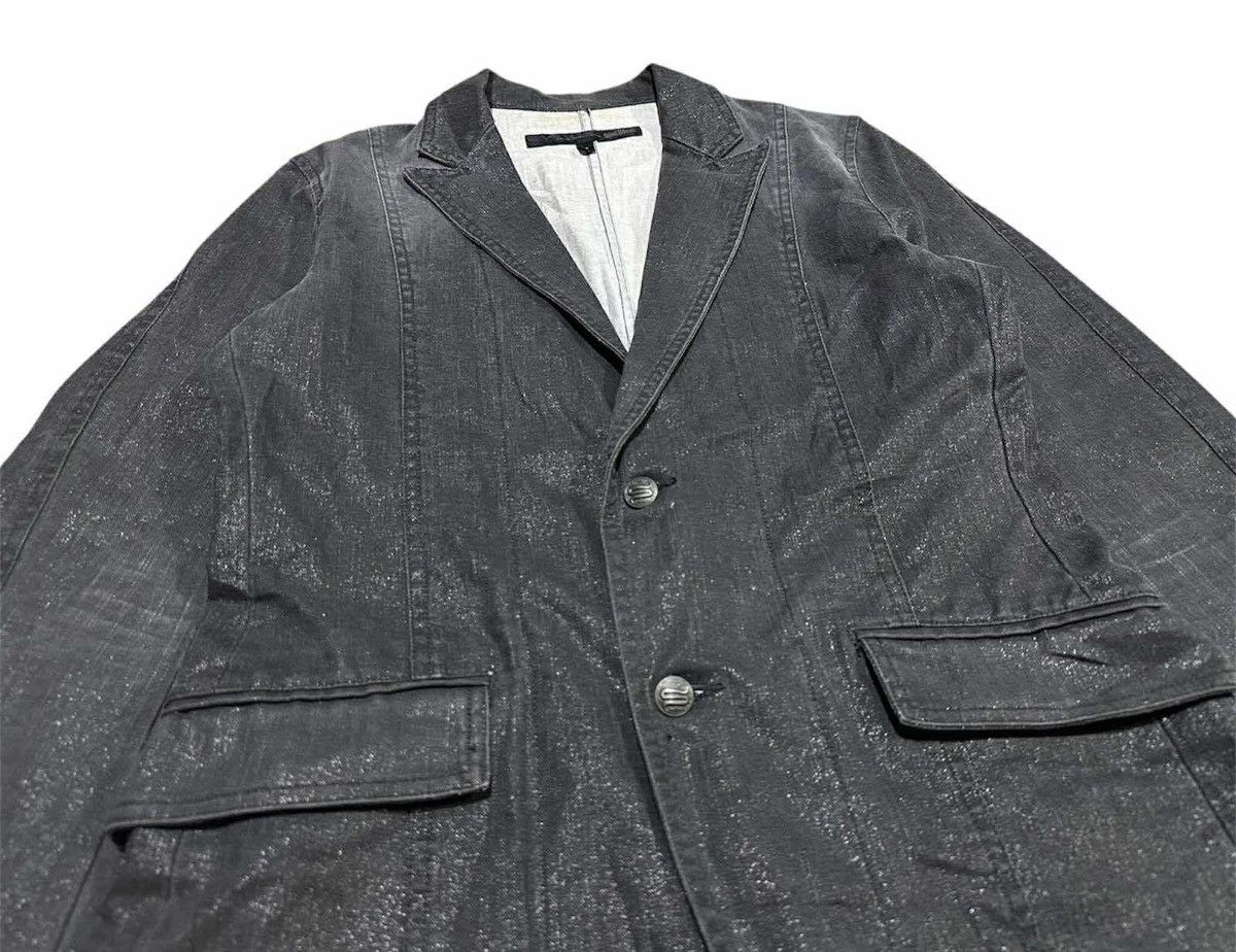 Schlussel 🔥Y2K Archived Schlussel Waxed Jacket Blazer Size US M / EU 48-50 / 2 - 2 Thumbnail