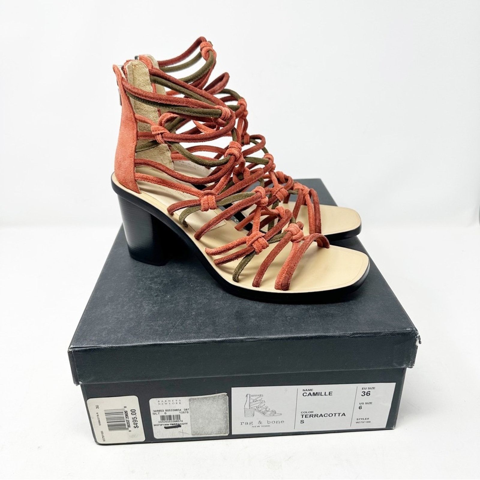 Rag & Bone RAG & BONE Camille Sandal in Terracotta NIB- Size 6 Size US 6 / IT 36 - 6 Thumbnail