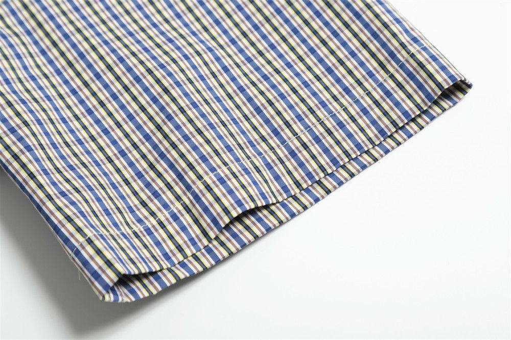 Japanese Brand × Vintage Japanese retro men's loose vertical striped plaid shirt Size US M / EU 48-50 / 2 - 5 Thumbnail
