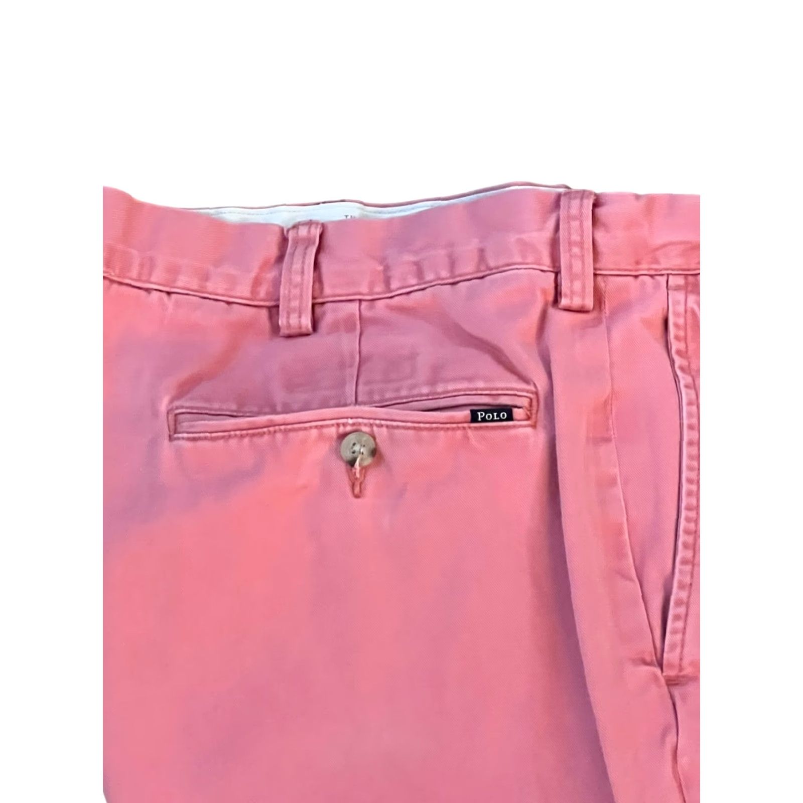 Polo Ralph Lauren Polo Ralph Lauren Chino Pants Men 36x32 Pink Classic Fit Flat Front Straight Size US M / EU 48-50 / 2 - 3 Thumbnail