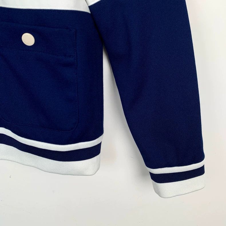Gucci Gucci Double G embroidered stand-up collar blue and white s Size US XXS / EU 40 - 5 Thumbnail