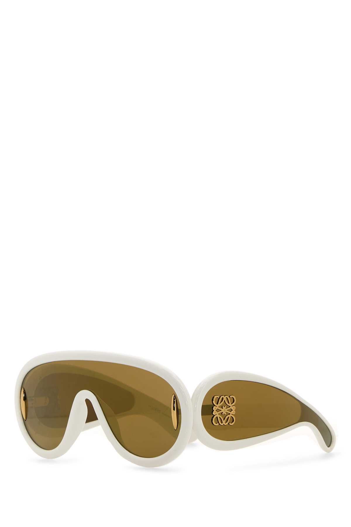 Loewe White Acetate Sunglasses Size ONE SIZE - 1 Thumbnail