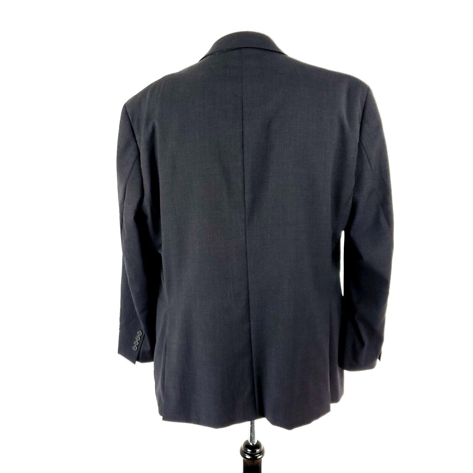 Pronto Uomo Pronto Uomo Wool 2 Button Suit Jacket 44R Gray Blazer Size 44R - 5 Thumbnail