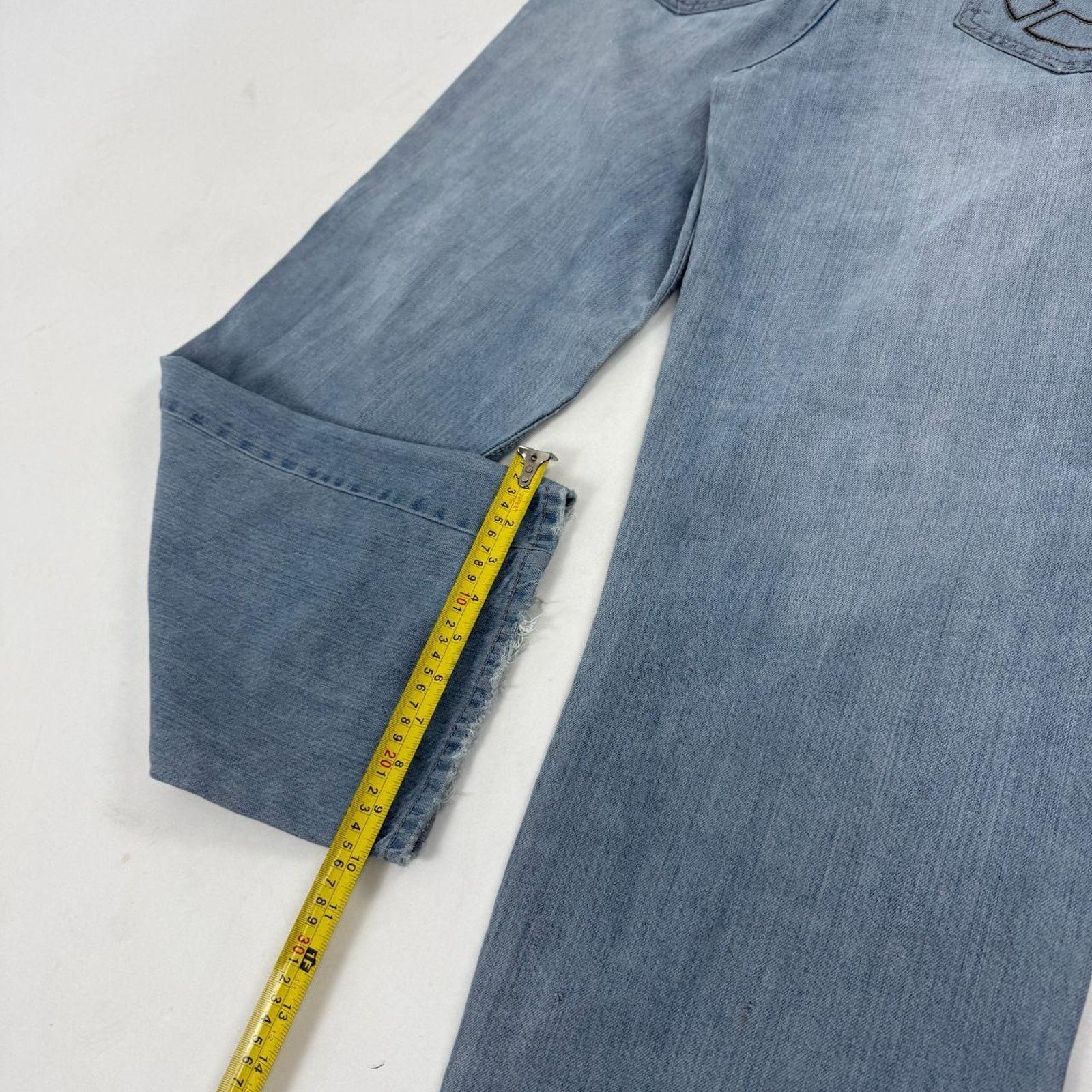 Ecko Unltd. × JNCO × Vintage Vintage y2k archive rare faded distressed baggy skater jeans Size US 36 / EU 52 - 4 Thumbnail