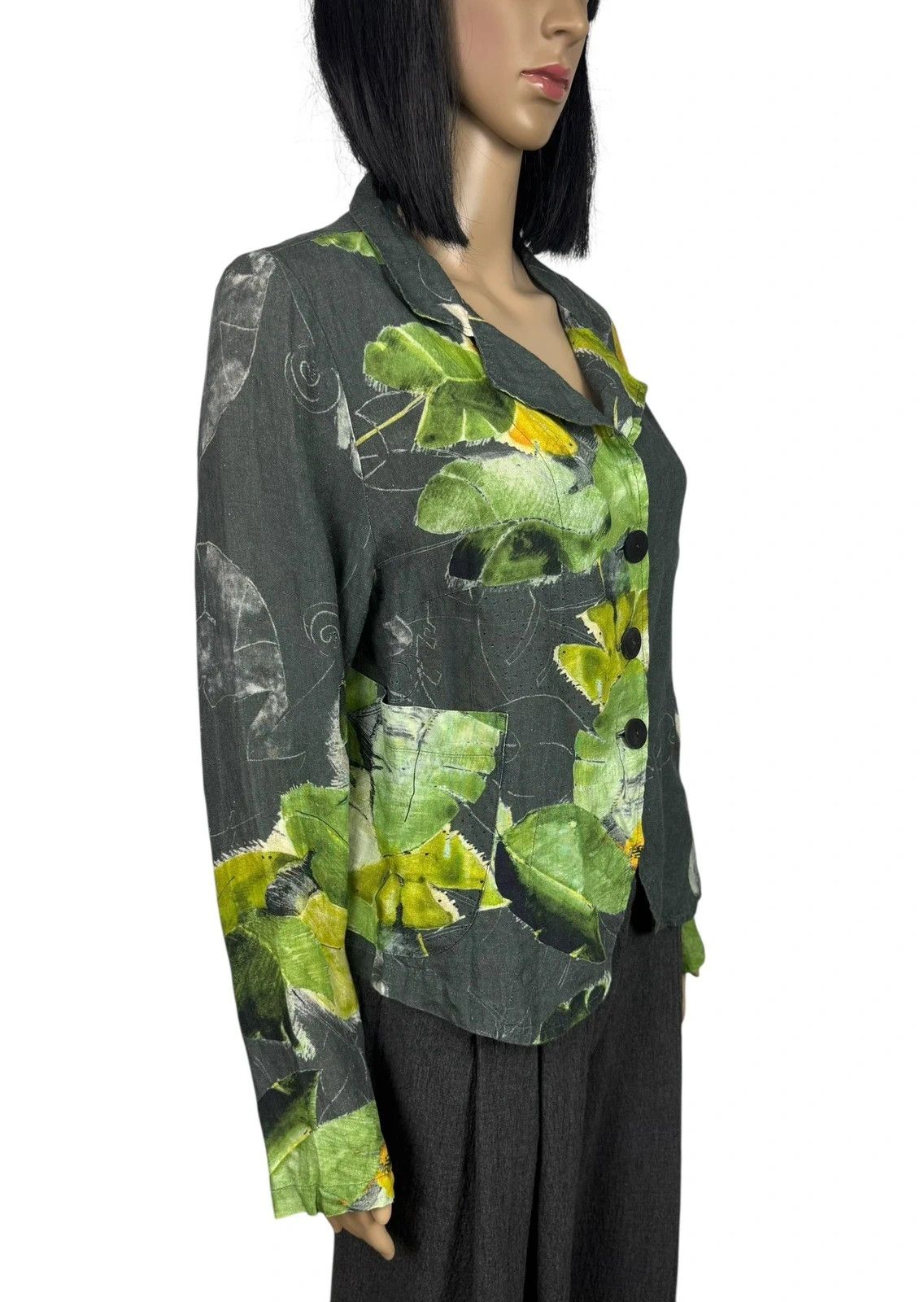 Other Grizas Linen Blazer Jacket Floral Printed size M Size M / US 6-8 / IT 42-44 - 3 Thumbnail