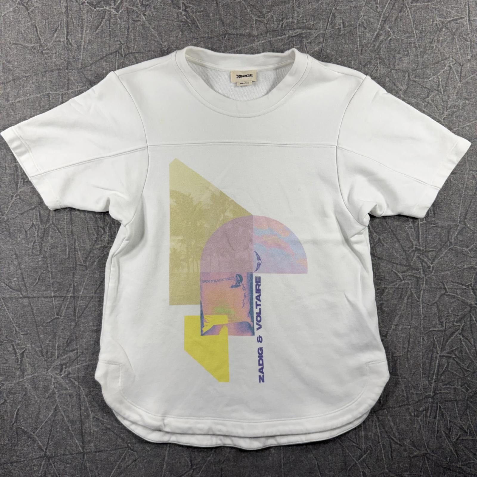 Zadig & Voltaire Zadig & Voltaire Shirt Women's S Bow Mo Terry Palmier Tee Size S / US 4 / IT 40 - 1 Thumbnail