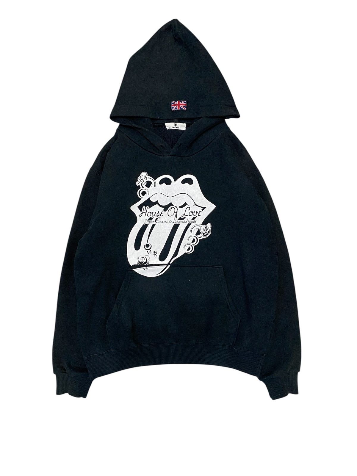 Super Lovers 1990s Superlovers Japan Rolling stone lips hoodie Size US M / EU 48-50 / 2 - 1 Thumbnail