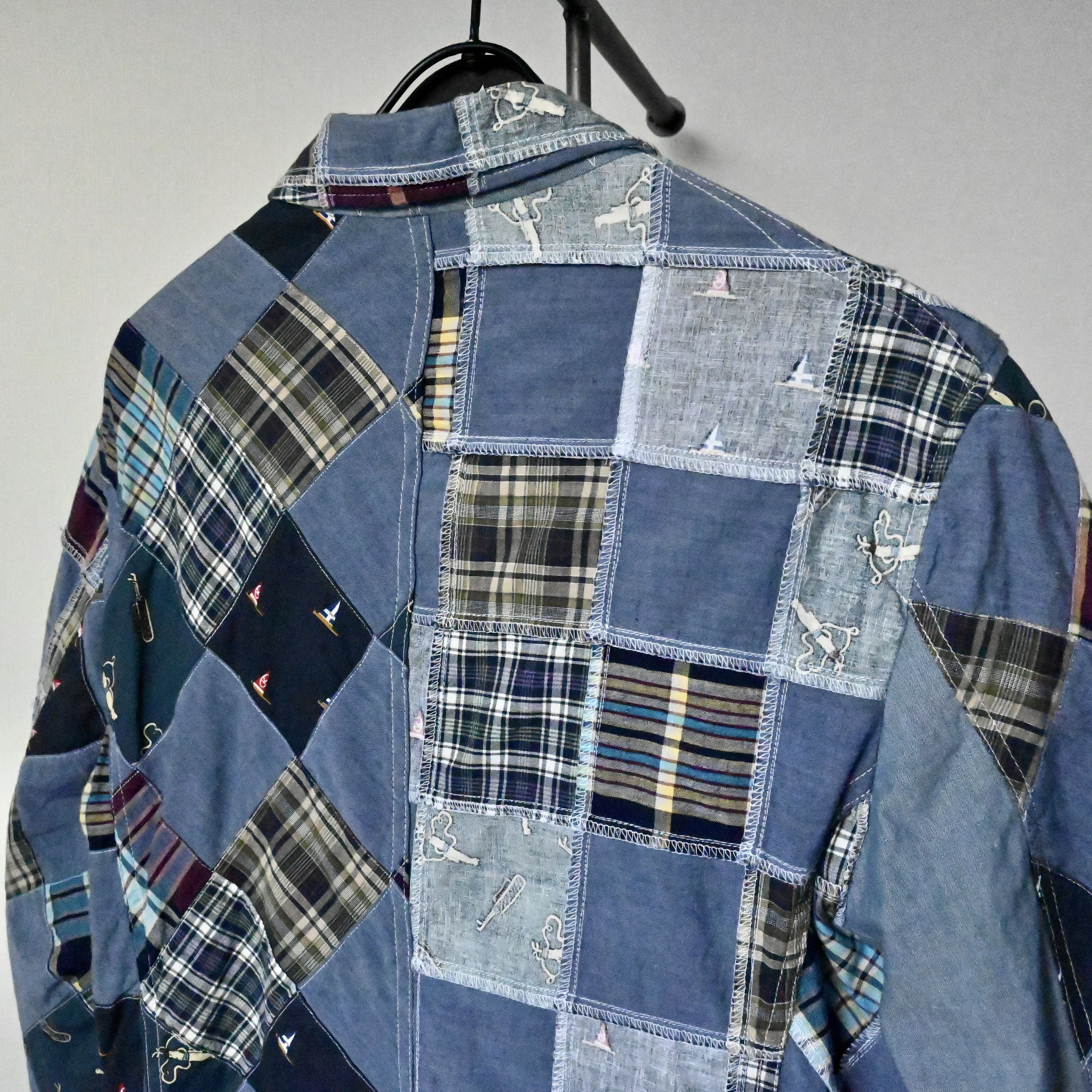 Beams Plus × Engineered Garments Engineered Garments x Beams Plus patchwork cotton blazer Size US M / EU 48-50 / 2 - 4 Thumbnail