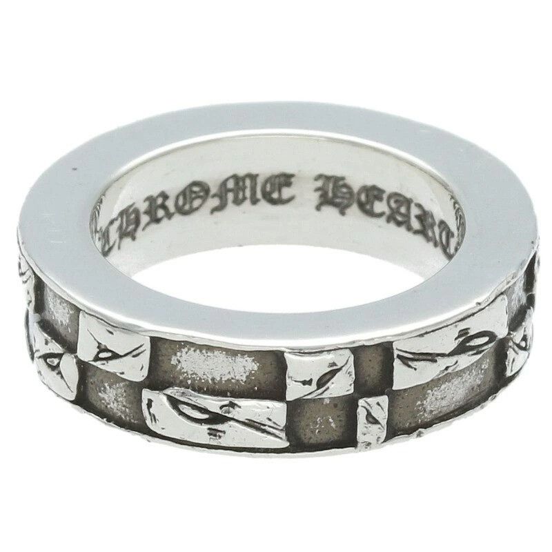 Chrome Hearts RARE! US 5 CHROME HEARTS 99 EYES 6mm SPACER RING SILVER Size ONE SIZE - 2 Thumbnail