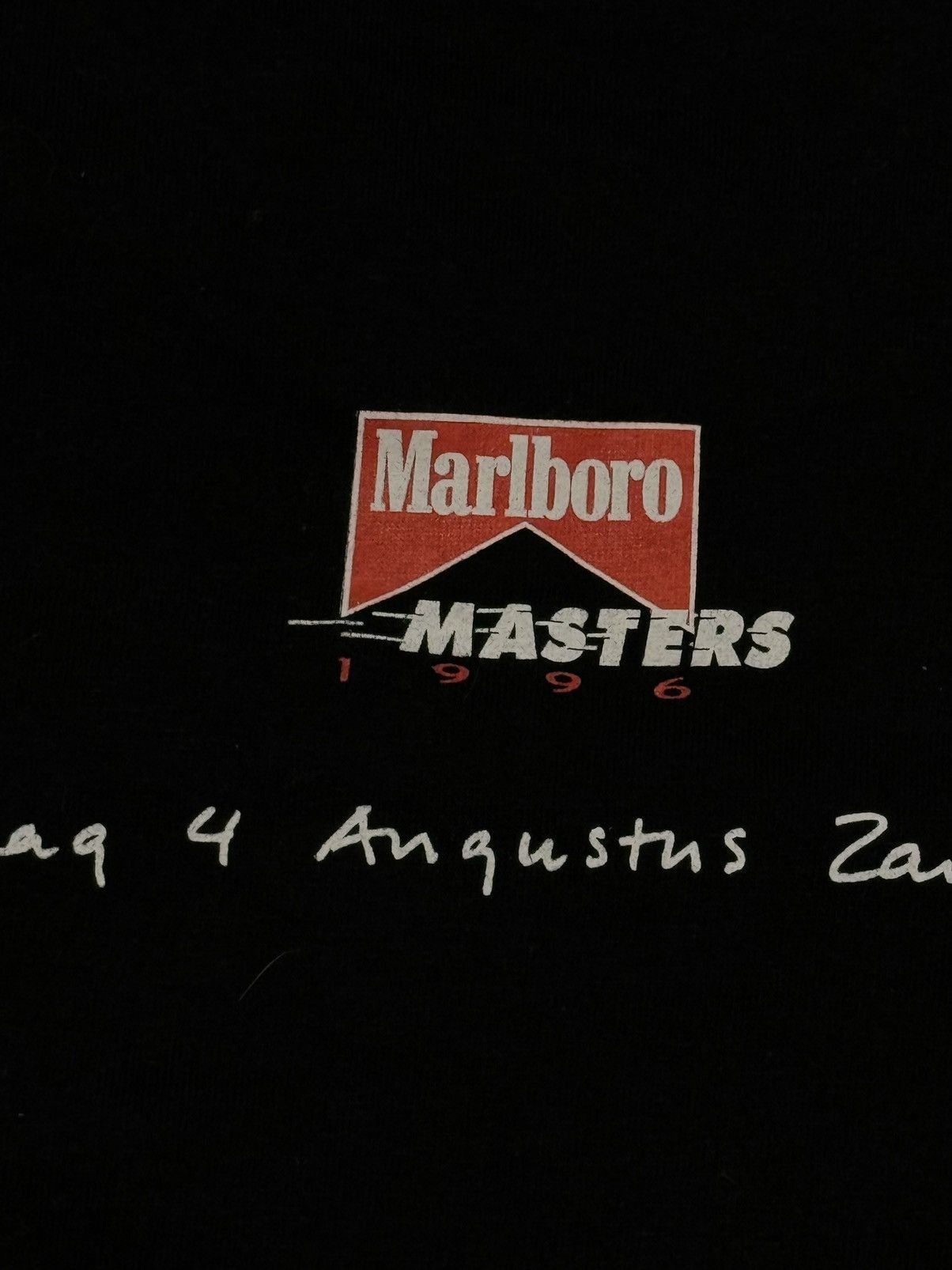 Formula 1 × Marlboro × Vintage 1996 Marlboro Formula 1 Racing T-shirt Tee vintage black Size US XL / EU 56 / 4 - 9 Thumbnail