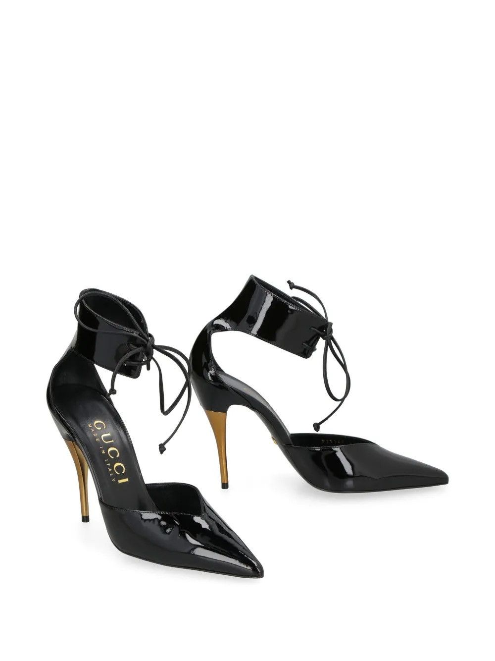 Gucci Gucci 105mm patent leather pumps Size US 5 / IT 35 - 2 Thumbnail