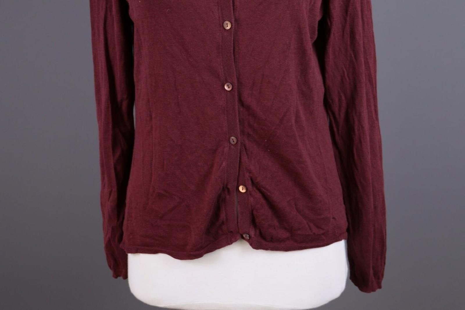 Miu Miu Miu MIu Burgundy Knit Cardigan Sweater Size 48 Size S / US 4 / IT 40 - 4 Thumbnail