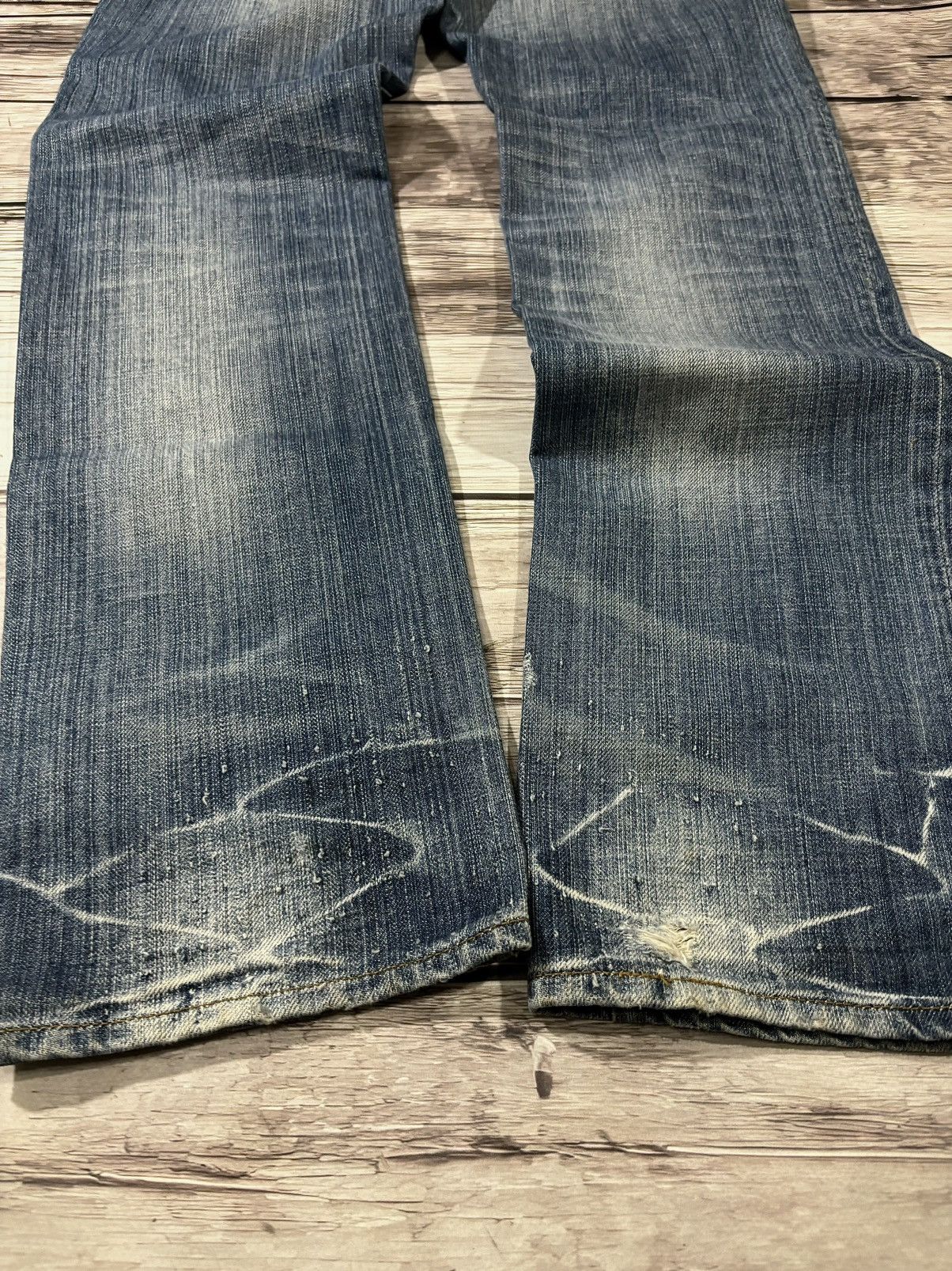 Hysteric Glamour 💥 HYSTERIC GLAMOUR BALENCIAGA STYLE JAPANESE JEANS Size US 32 / EU 48 - 6 Thumbnail