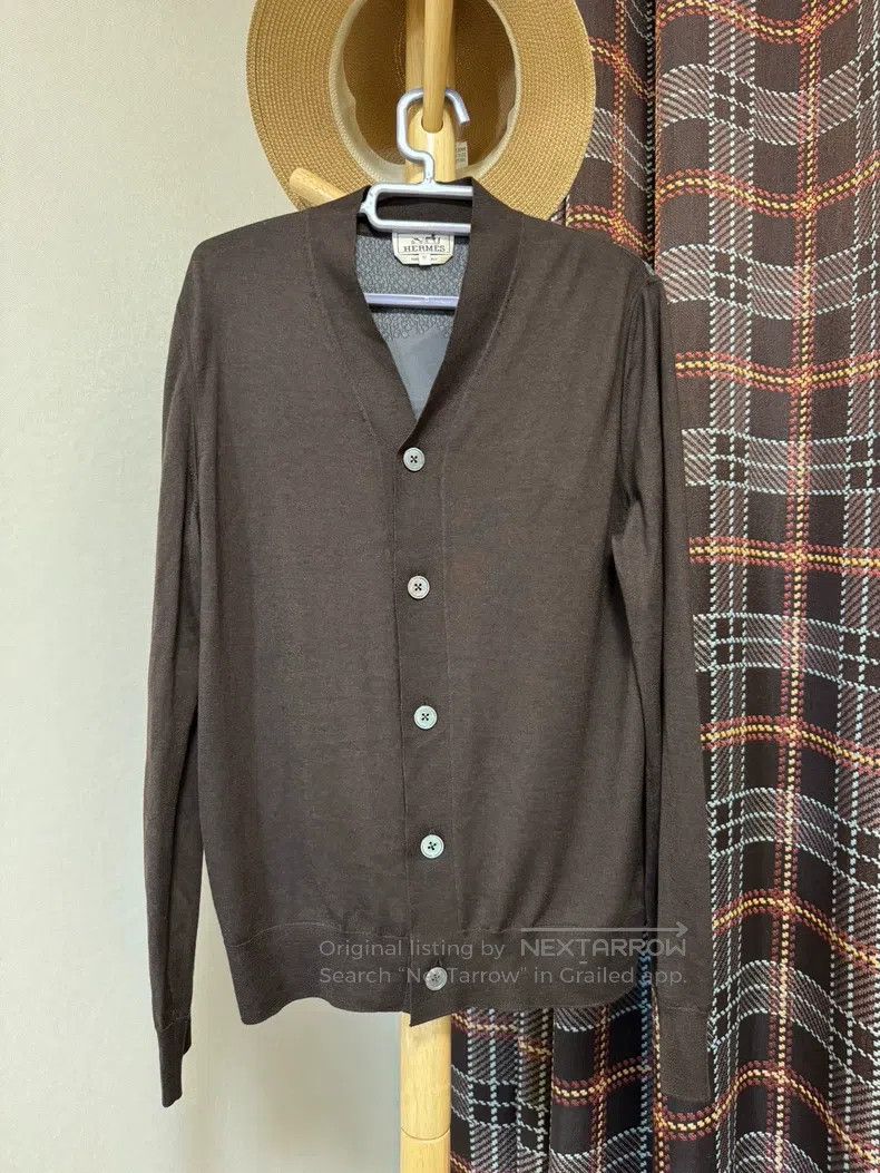 Hermes Hermes Cashmere coat, 80% cashmere + 20% mulberry silk Size US M / EU 48-50 / 2 - 1 Thumbnail