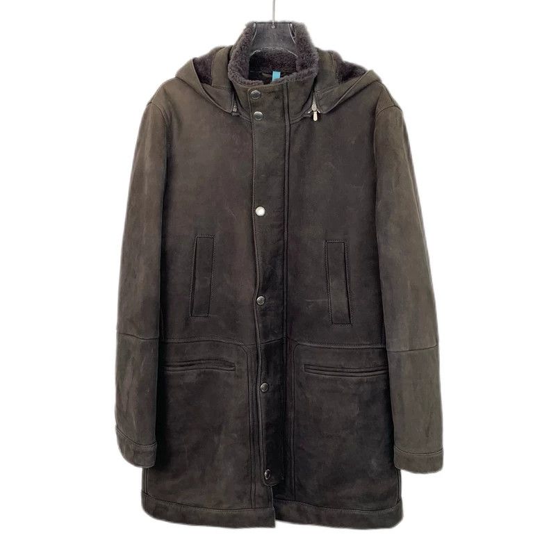 Brunello Cucinelli Brunello Cucinelli Brown Leather Jacket XS Size US XS / EU 42 / 0 - 1 Thumbnail