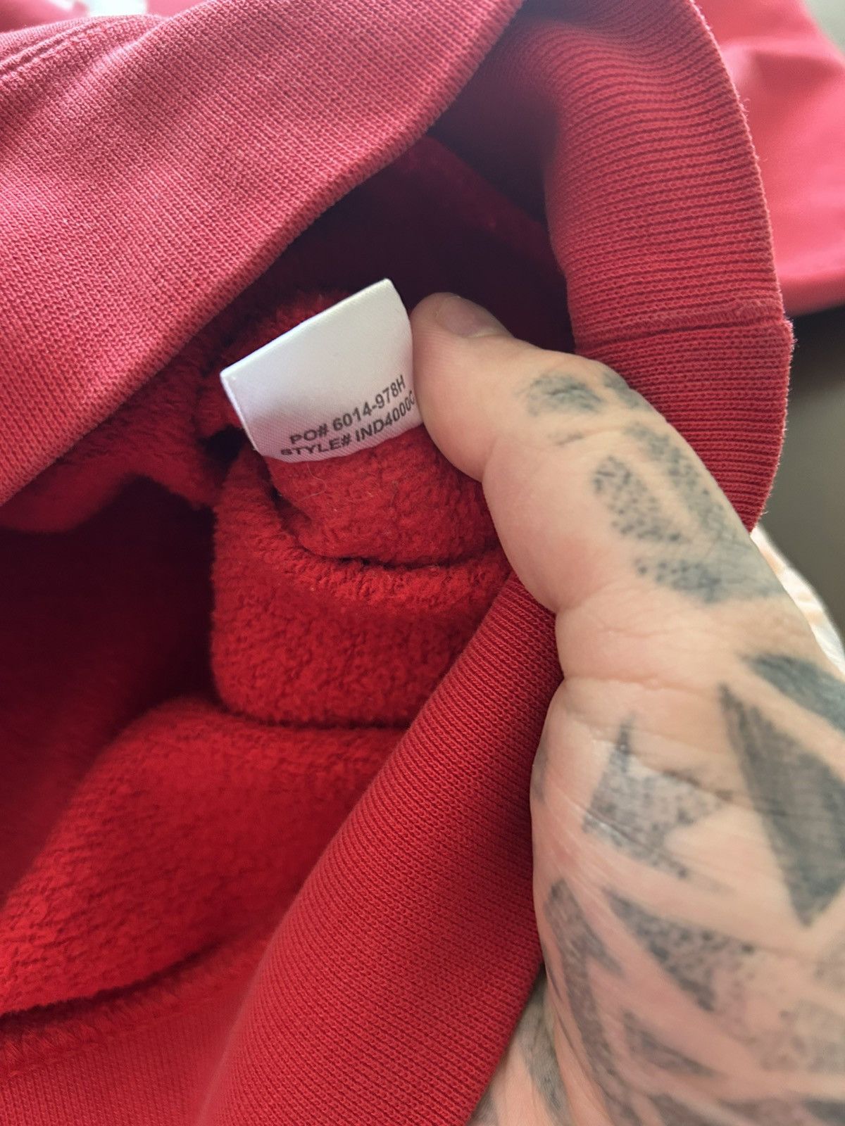 Vlone Vlone Nav Bad Habits Tour Hoodie Red Size US S / EU 44-46 / 1 - 5 Thumbnail