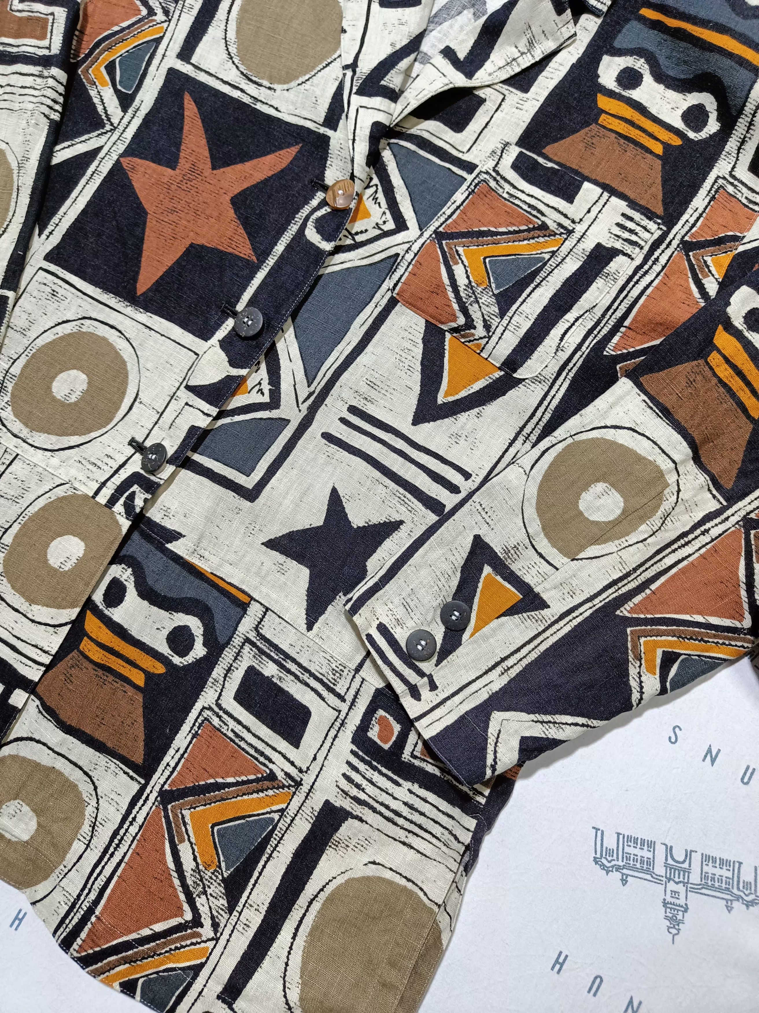 Japanese Brand Elegance Harajuku Style Weaver Canvas Outerwear Size US L / EU 52-54 / 3 - 3 Thumbnail