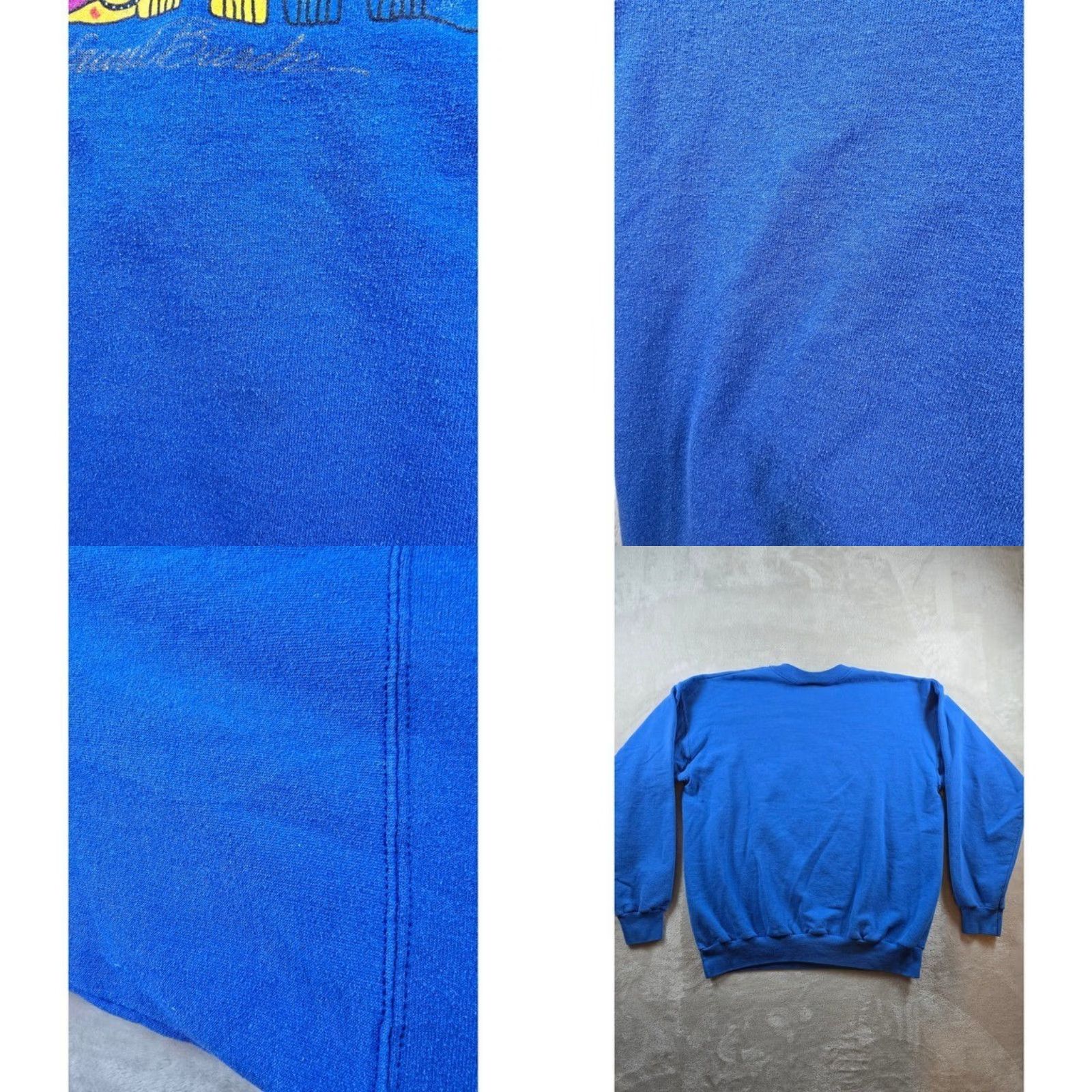 Vintage VINTAGE Laurel Burch Sweatshirt Woman L Blue Graphic Print Cat Dog Art Crew Neck Pullover All Seasons Size L / US 10 / IT 46 - 8 Thumbnail