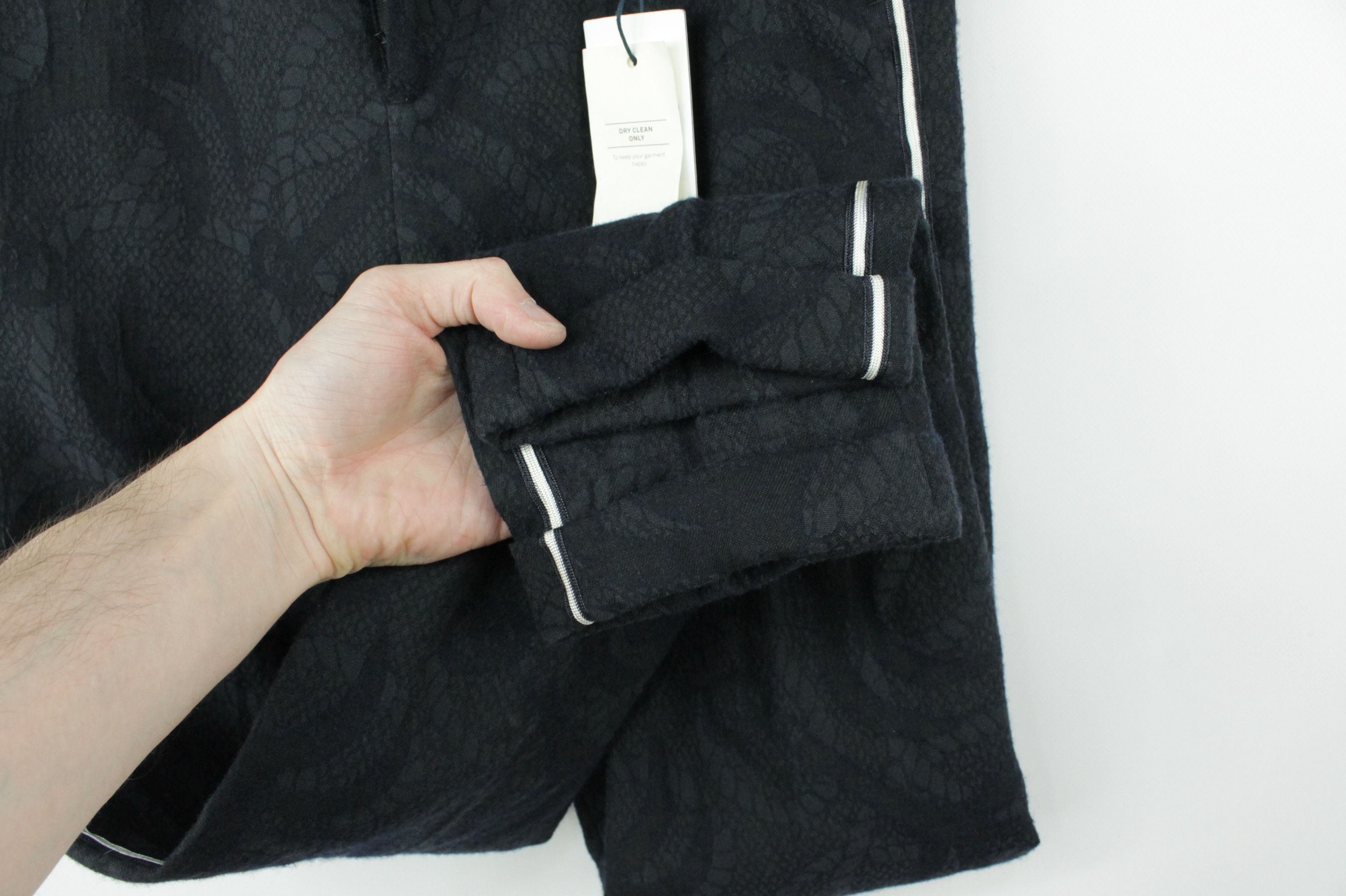 Scotch & Soda Scotch & Soda Clean Jacquard Wool Blend Chino Pants Size 28" / US 6 / IT 42 - 6 Thumbnail