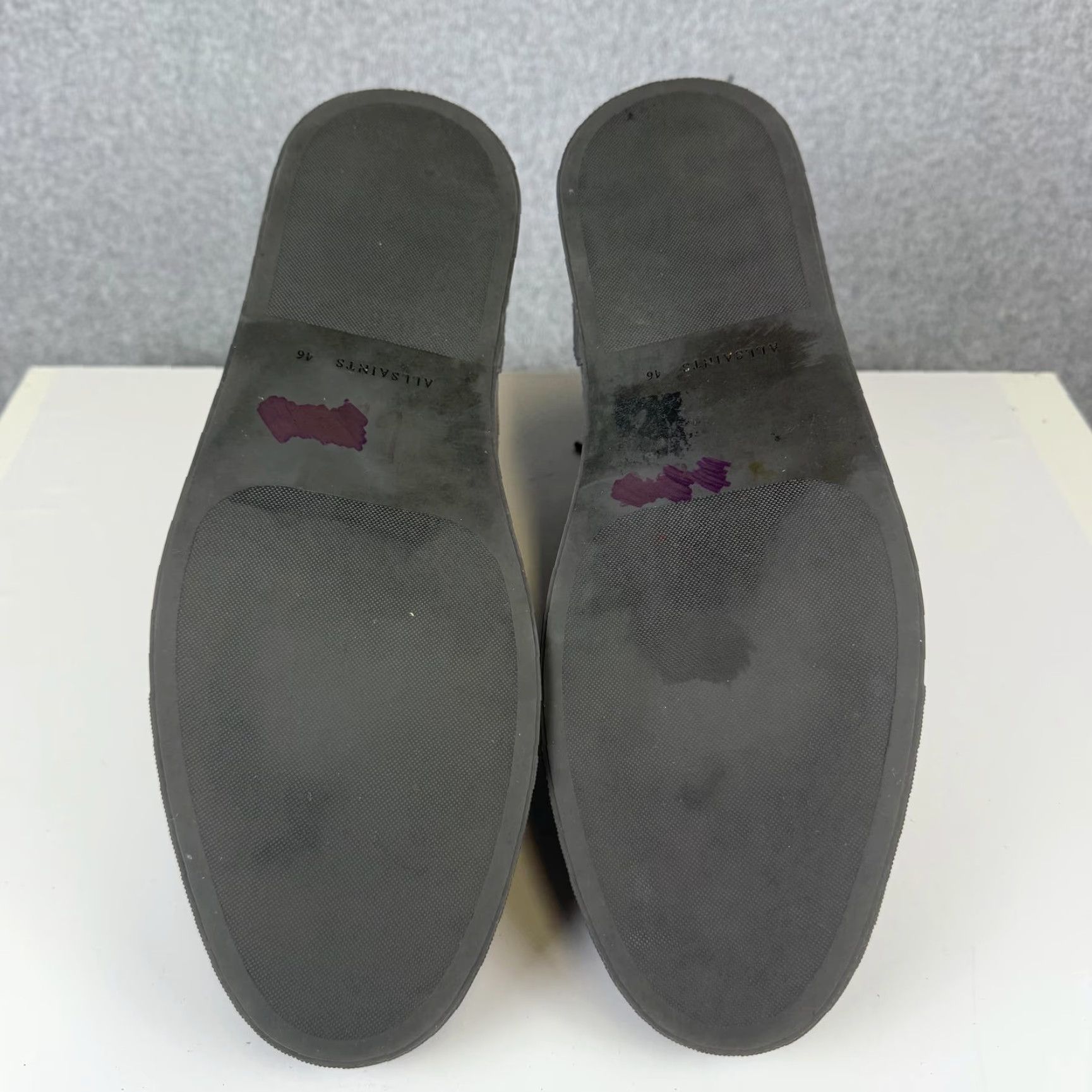 Allsaints AllSaints Sneakers Hi Top Suede Gray Lace Up 12 US 46 EU Men Sneakers Mens Gray Hi Top Suede Lace Up AllSaints Shoes Size US L / EU 52-54 / 3 - 7 Thumbnail