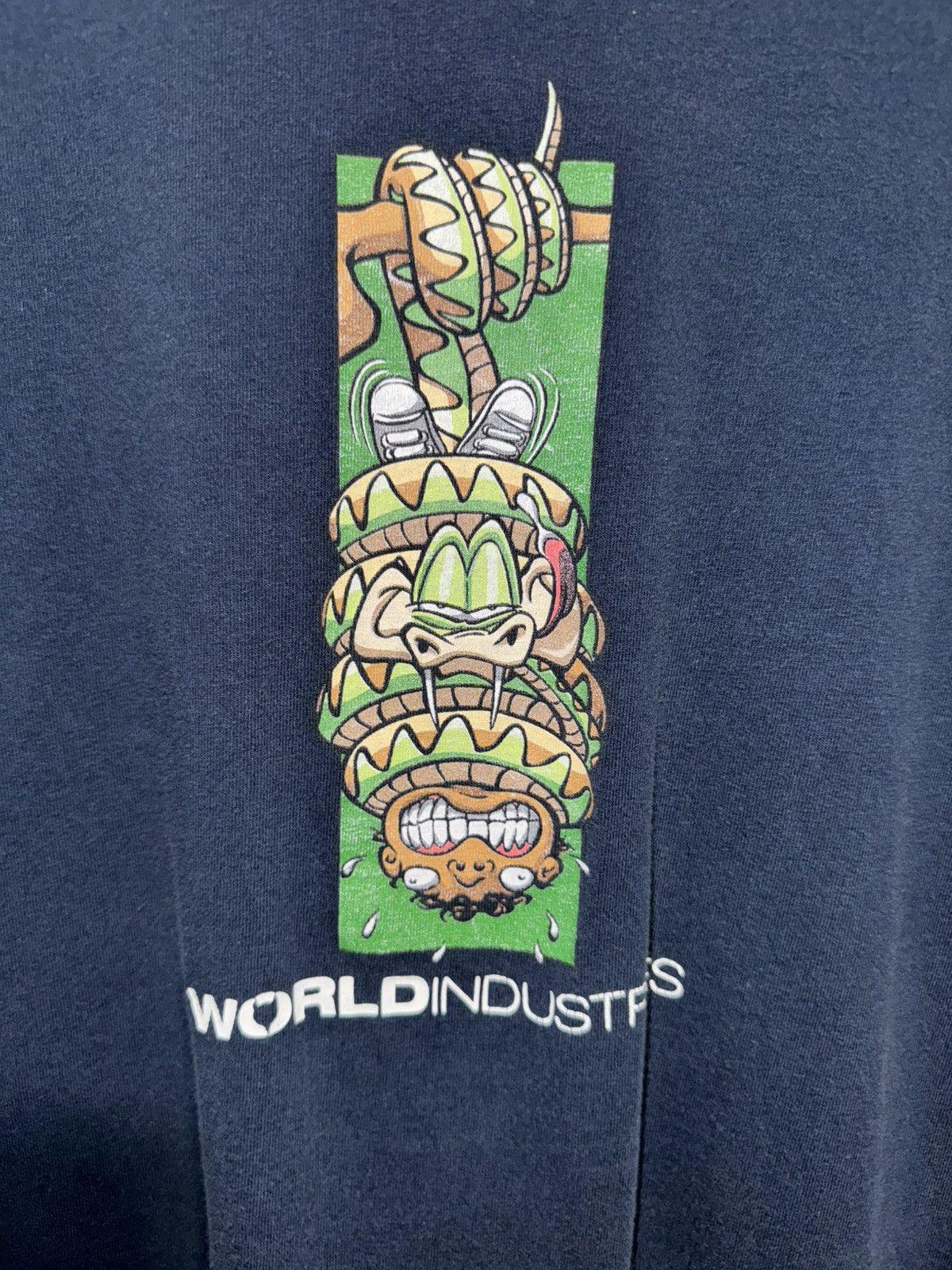 World Industries Vintage Rare World Industries Tee Size US M / EU 48-50 / 2 - 2 Thumbnail