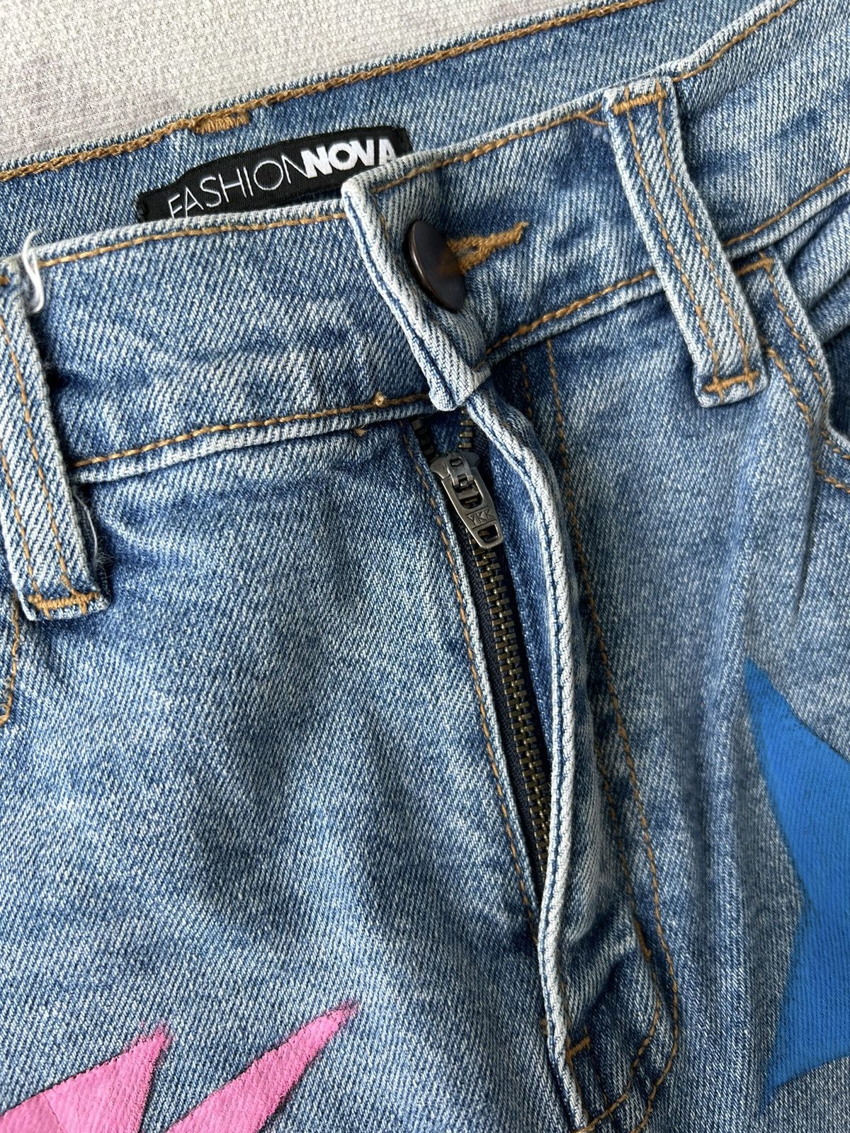 Japanese Brand Star Custom Monogram Jeans Size US 28 / EU 44 - 7 Thumbnail