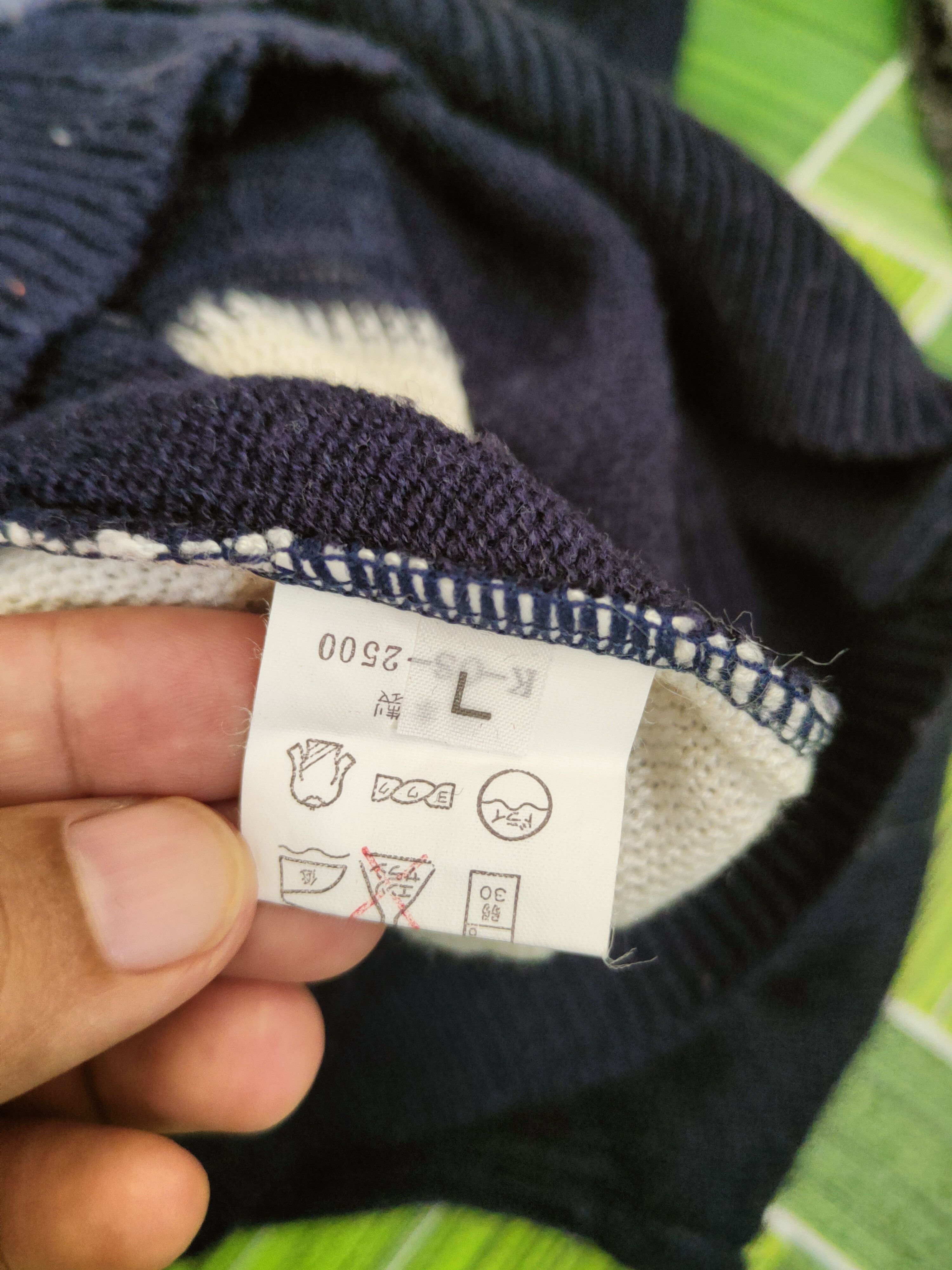 Japanese Brand DL Creek Keeper Navy Knitwear Cardigans #46-559 Size US L / EU 52-54 / 3 - 10 Thumbnail