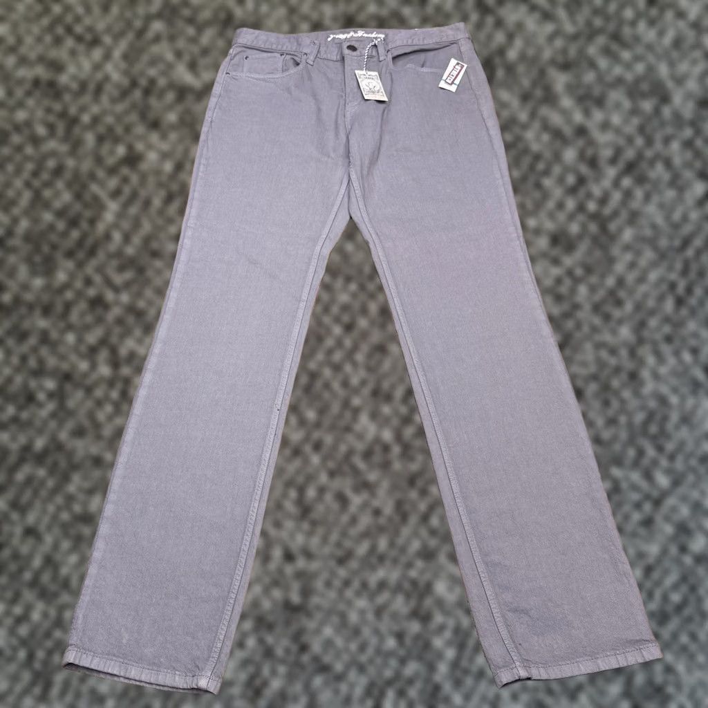 Flag & Anthem Flag And Anthem Brunswick Straight Jeans Mens 36x36 Gray Overdye New Size US 36 / EU 52 - 1 Thumbnail