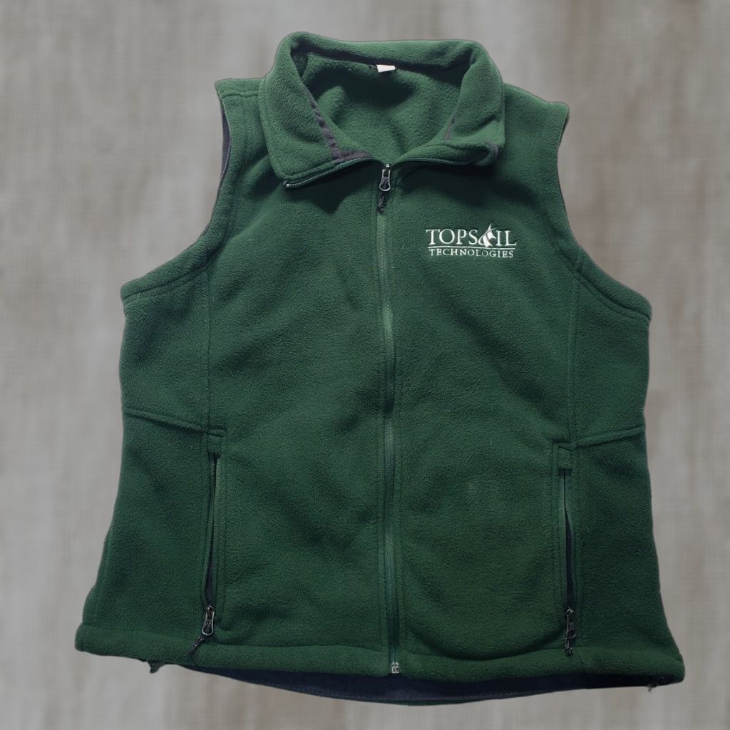 Vintage Topsail Technologies Green Sleeveless Sweater Vest Full Zip Adult Women's XL Size XL / US 12-14 / IT 48-50 - 1 Thumbnail