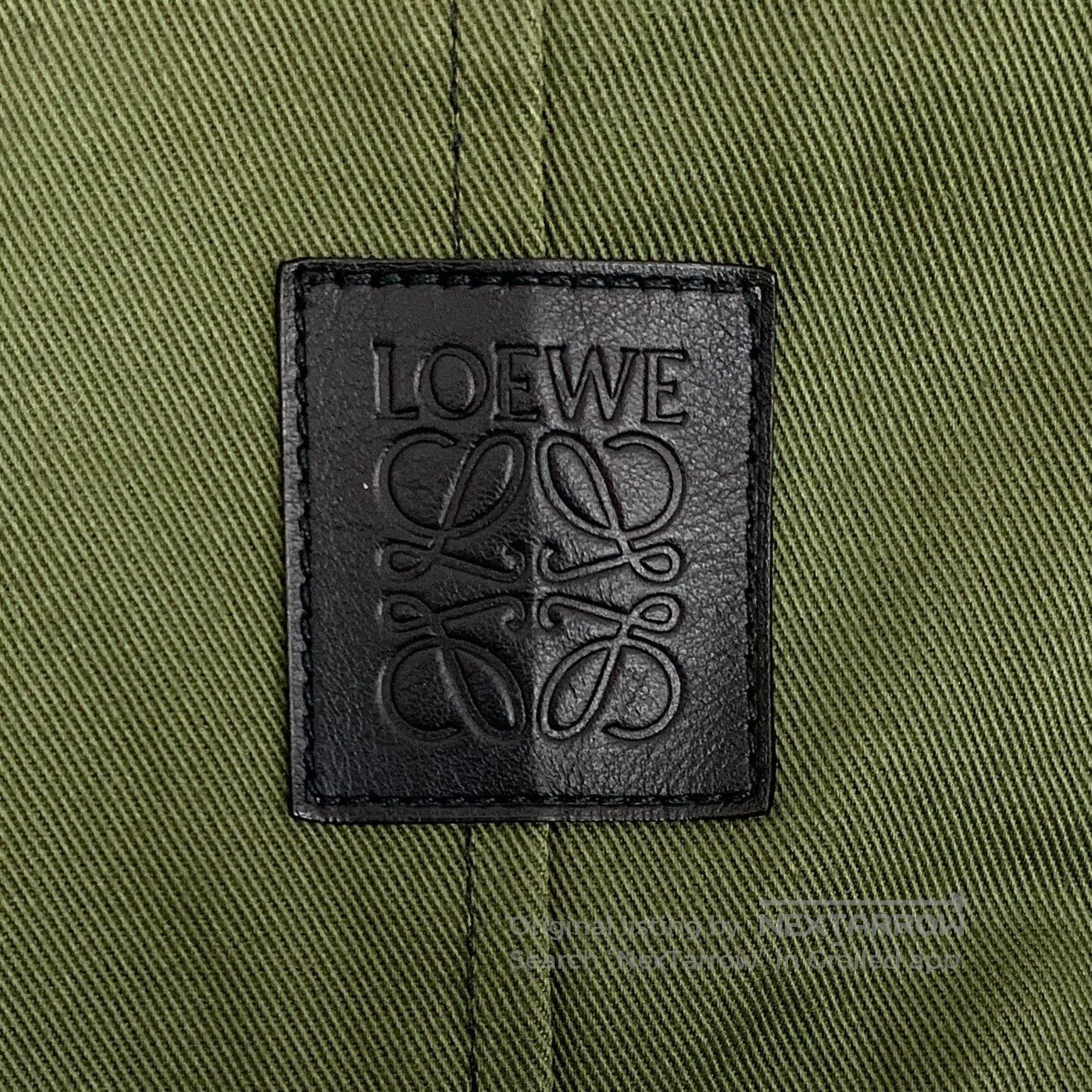 Loewe Loewe Dark Green Logo Cotton Hooded Jacket. Size XXS / US 00 / IT 34 - 6 Thumbnail