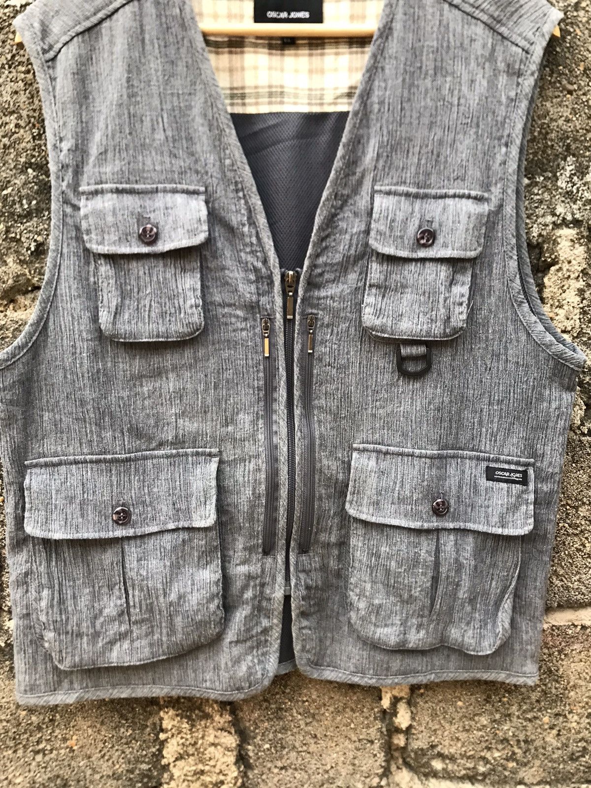 Other 🌟Oscar Jones Multipocket Zip Vest Size US L / EU 52-54 / 3 - 3 Thumbnail