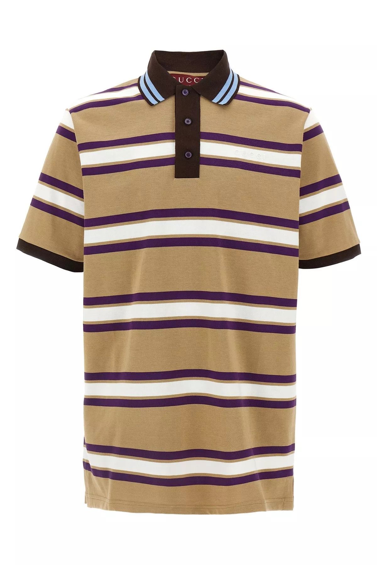 Gucci Embossed logo polo shirt Size US M / EU 48-50 / 2 - 1 Thumbnail