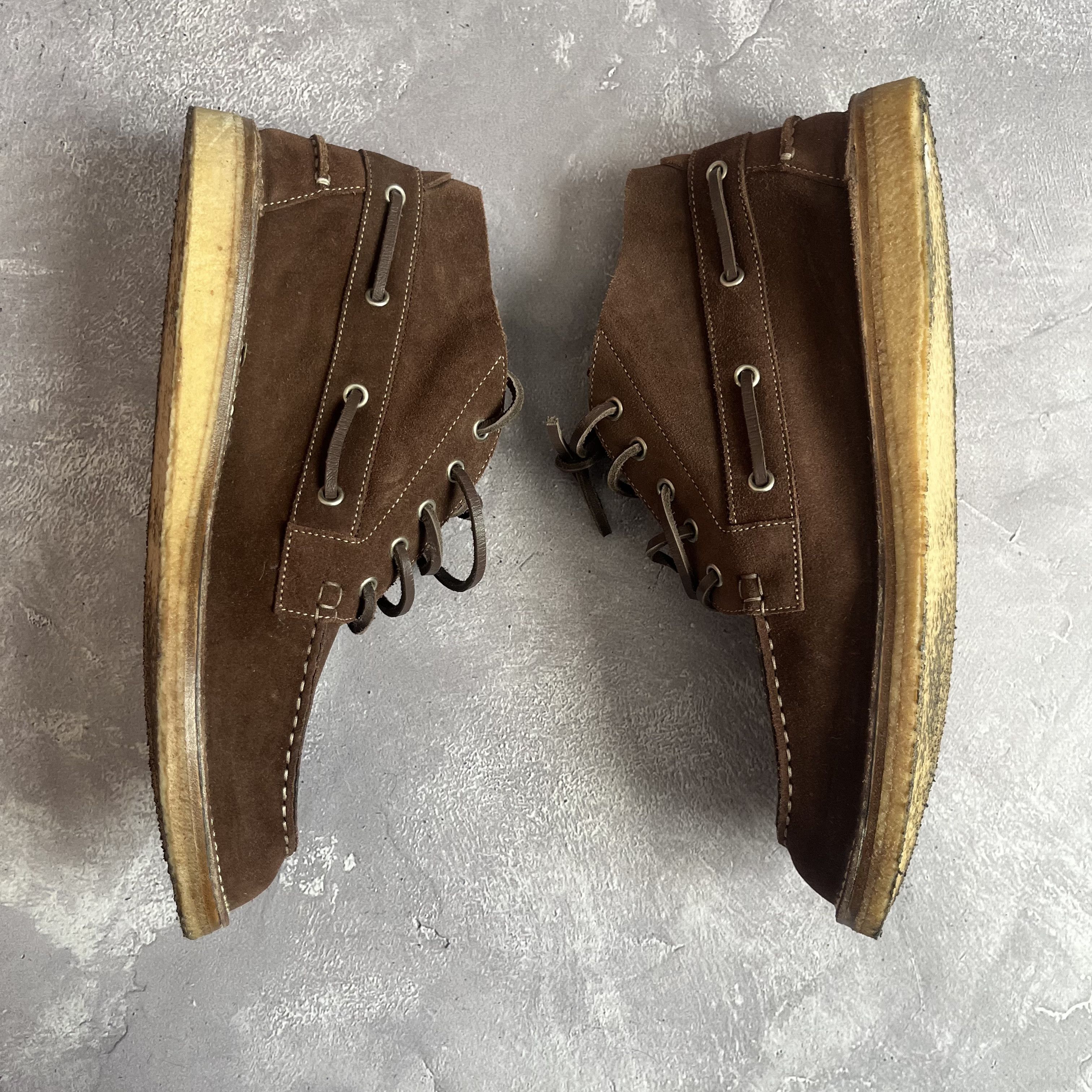 Gucci Gucci Suede Moc Toe Chukka Boots Brown Crepe Sole Size US 10 / EU 43 - 4 Thumbnail