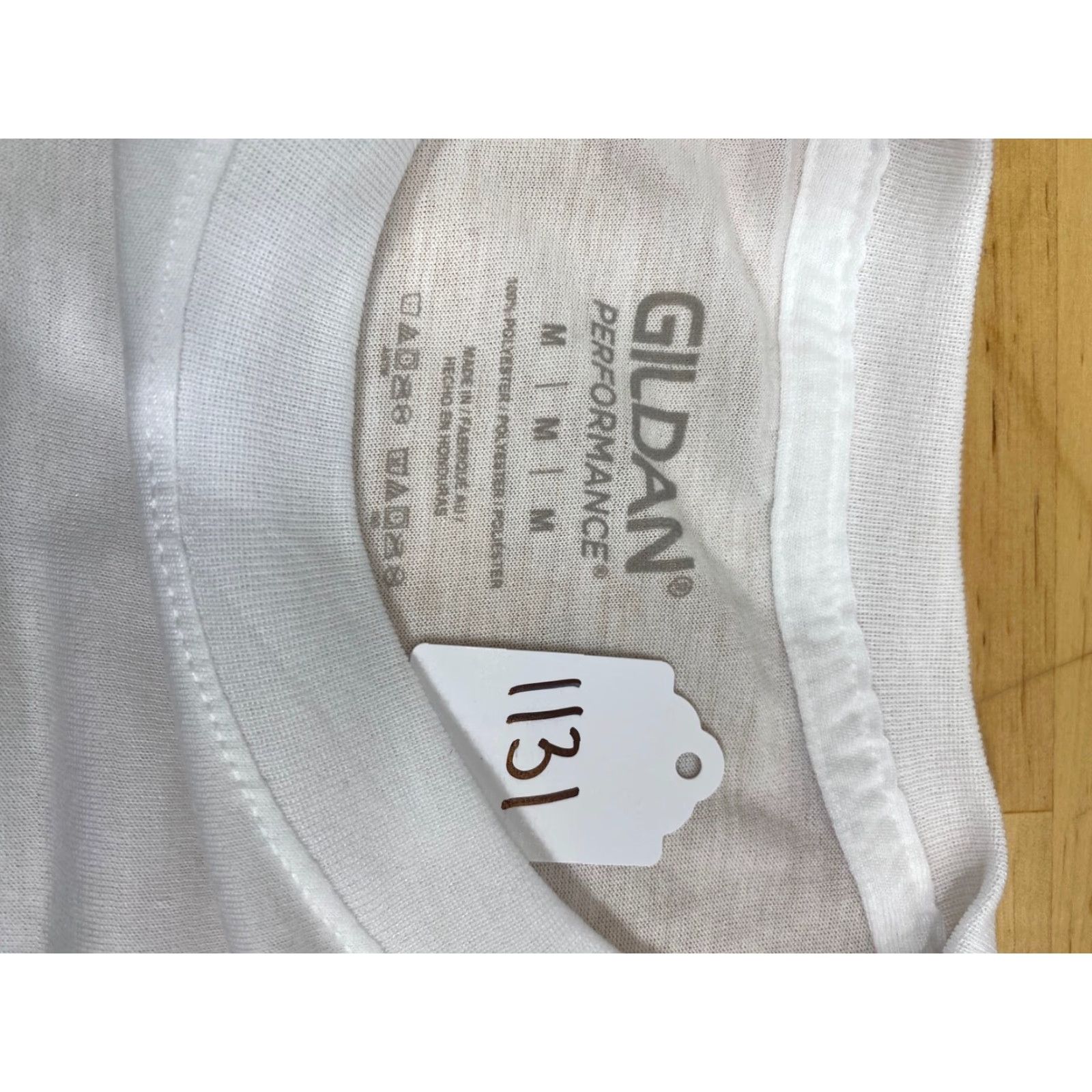 Gildan Gildan Performance Mens Medium White Long Sleeve Graphic Scrabble #1131 Size US M / EU 48-50 / 2 - 4 Thumbnail