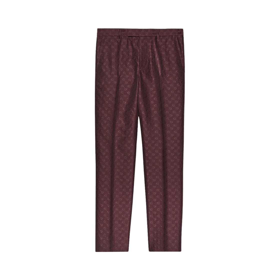 Gucci o1loc1c0925 Horsebit Wool Silk Pant in Burgundy Size US 30 / EU 46 - 1 Preview