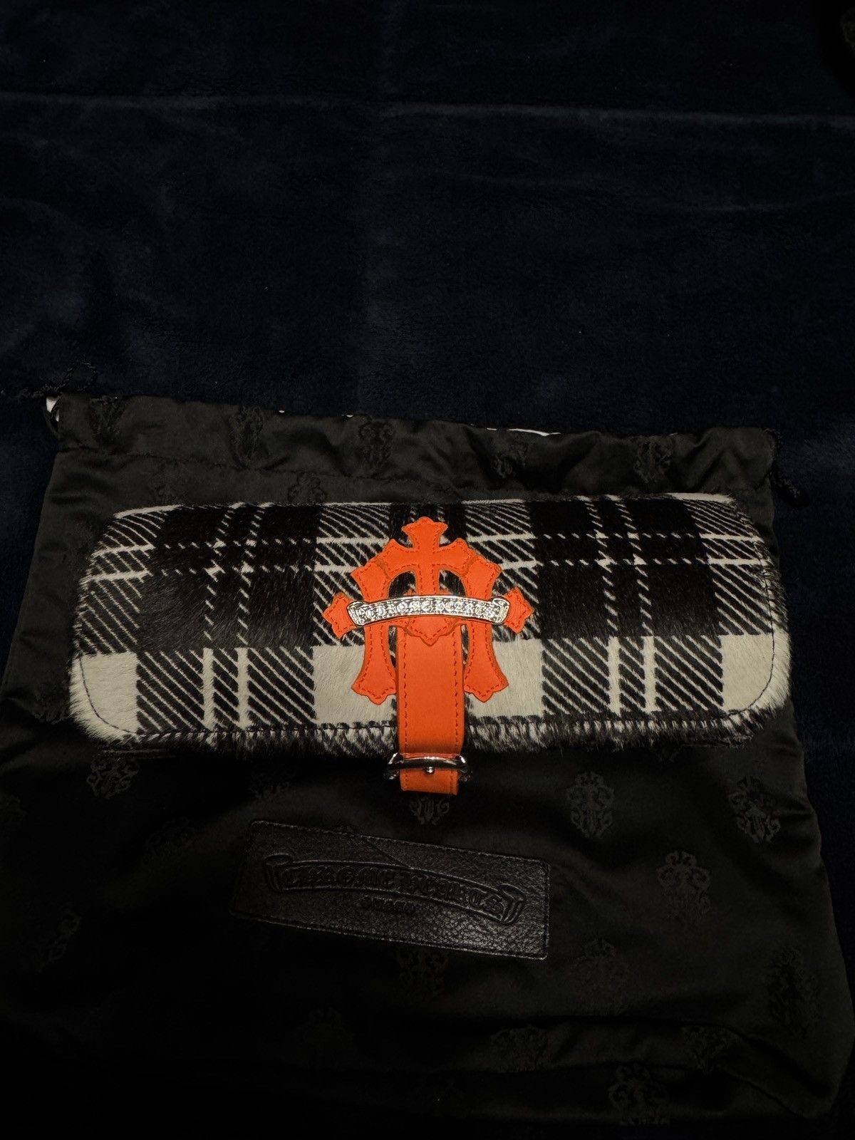 Chrome Hearts Chrome Hearts Plaid Orange Watch Roll Size ONE SIZE - 2 Thumbnail