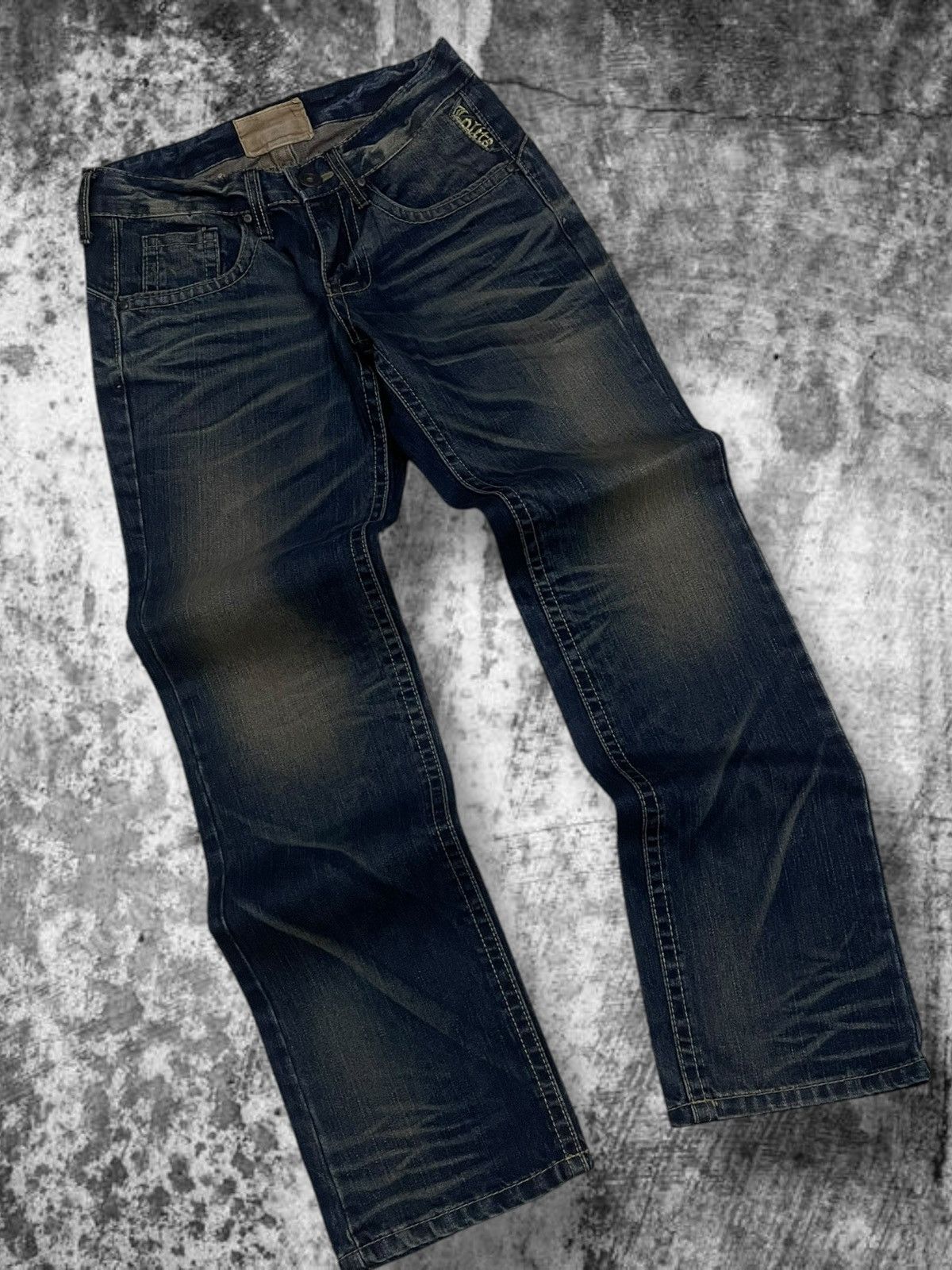 Japanese Brand Vintage Japan Designer 90’s Lolita Art Skull Nostalgia Denim Size US 28 / EU 44 - 8 Thumbnail
