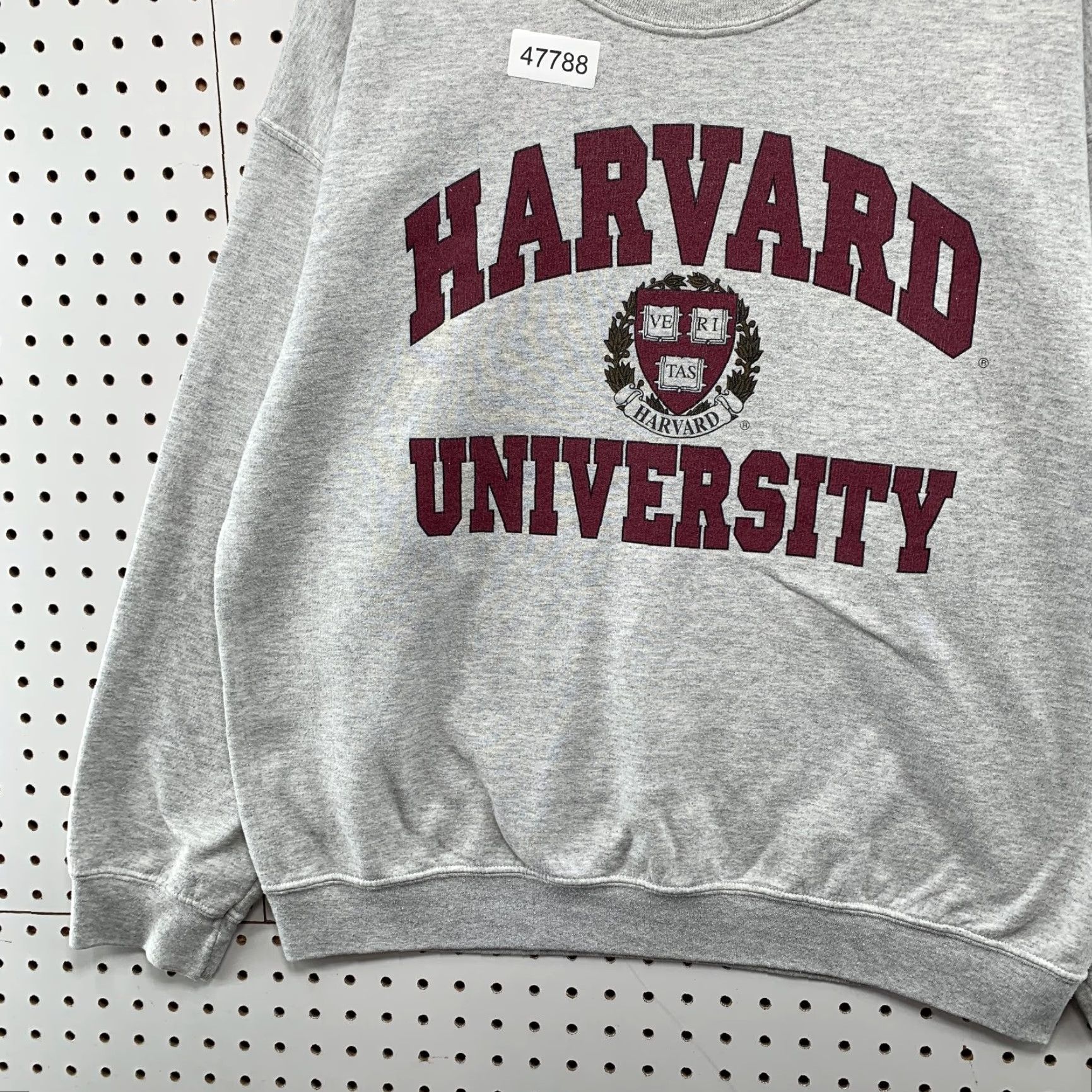 Gildan VINTAGE Harvard University Sweatshirt Mens Large Gray FLeece Crewneck Pullover Size US L / EU 52-54 / 3 - 5 Thumbnail