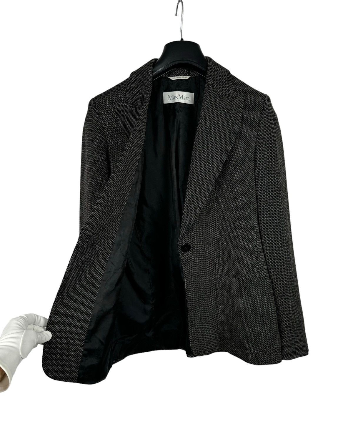 Max Mara Max Mara Lana Wool Blazer size IT40 US6 Size S / US 4 / IT 40 - 9 Thumbnail