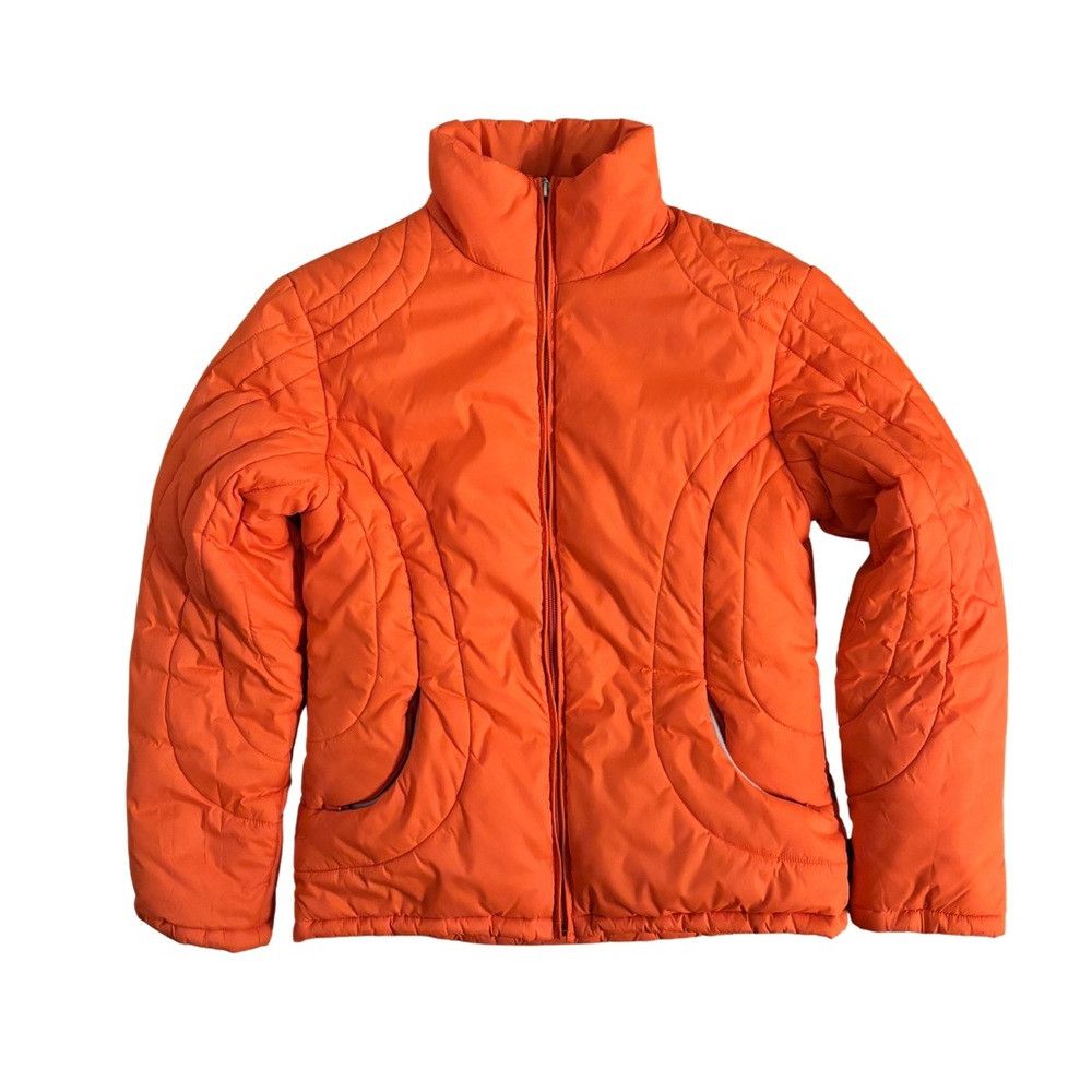 Other Authentic Y2K Antidote Vibrant Orange Quilted Puffer Jacket Size L / US 10 / IT 46 - 1 Thumbnail