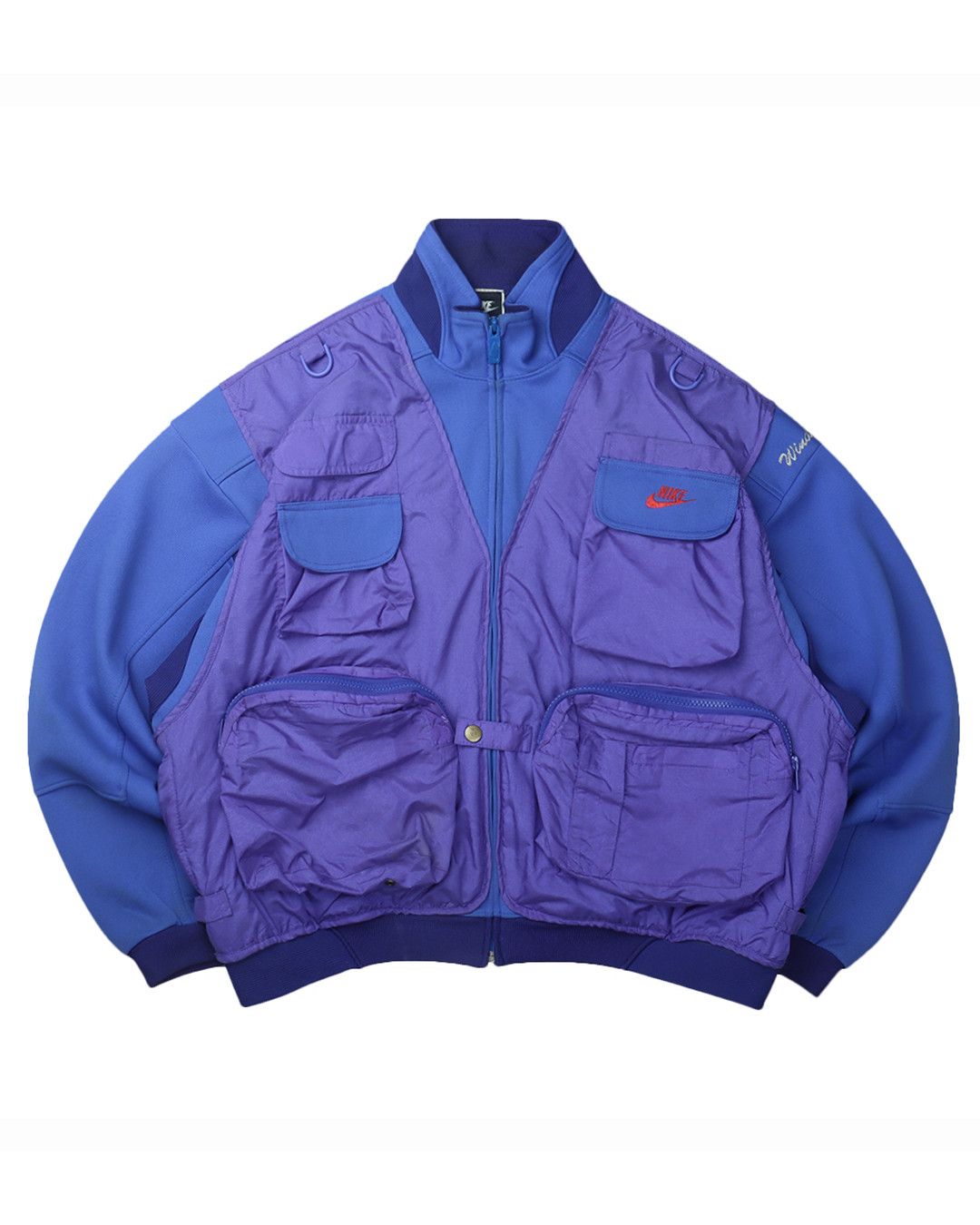 Nike Reworked Nike Zip-up Tactical Tracktop Purple | Grailed